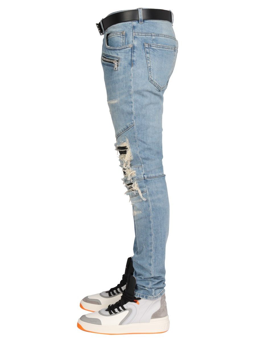 Balmain o1y0426 Denim Pant in Blue Size US 30 / EU 46 - 2 Thumbnail