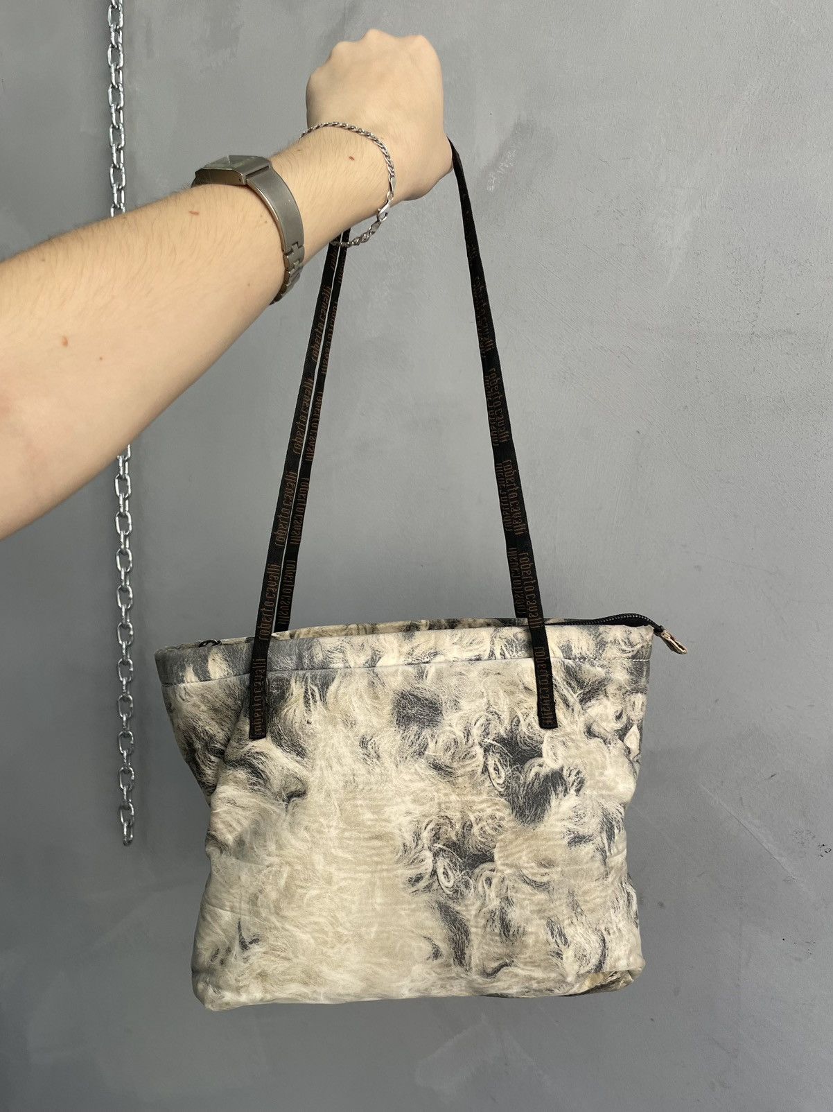 Roberto Cavalli Rare Roberto Cavalli crazy abstract print y2k hand bag Size ONE SIZE - 6 Thumbnail