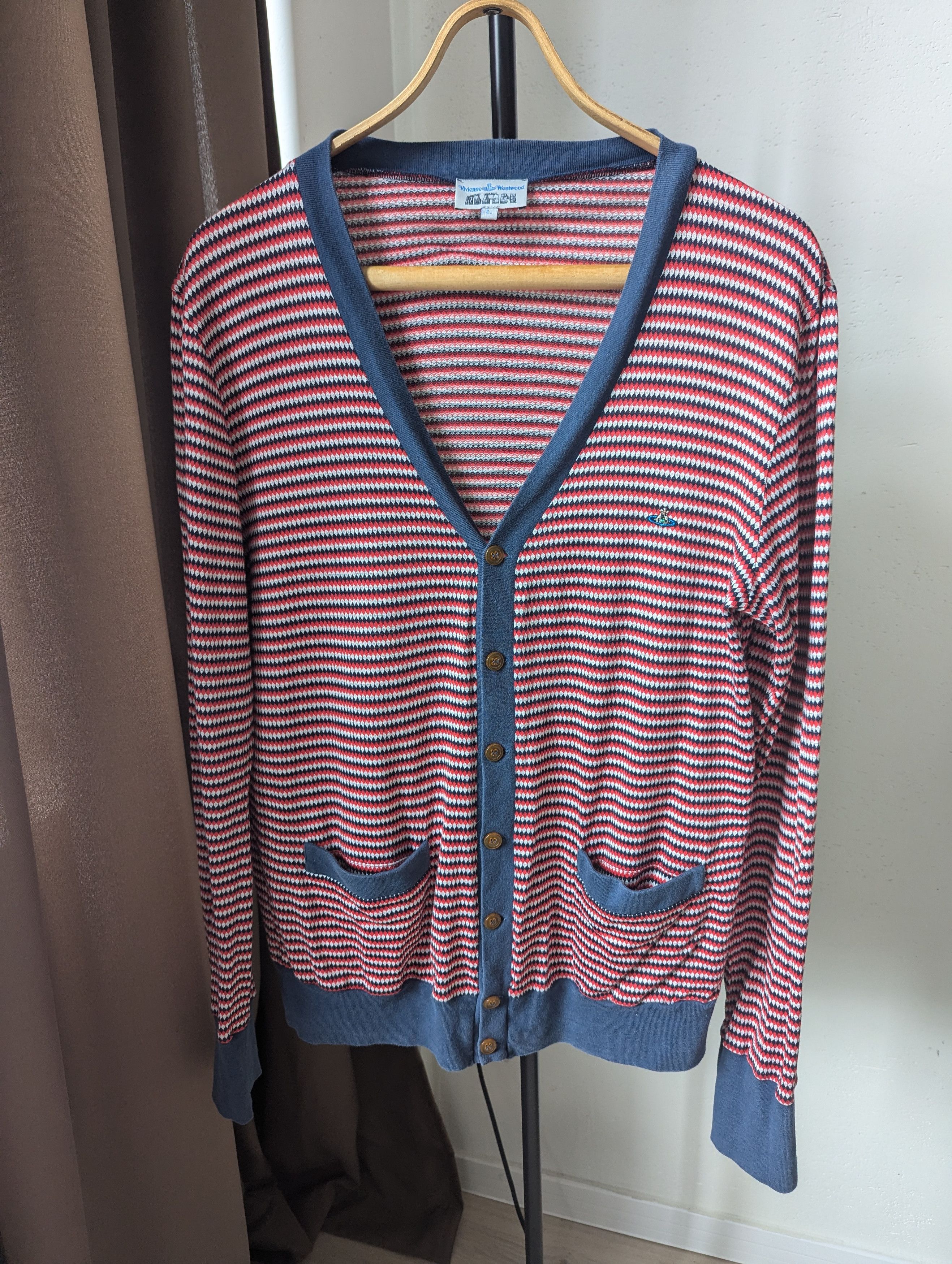 Vivienne Westwood Vintage Vivienne Westwood cardigane pattern stripped print Size US M / EU 48-50 / 2 - 1 Thumbnail