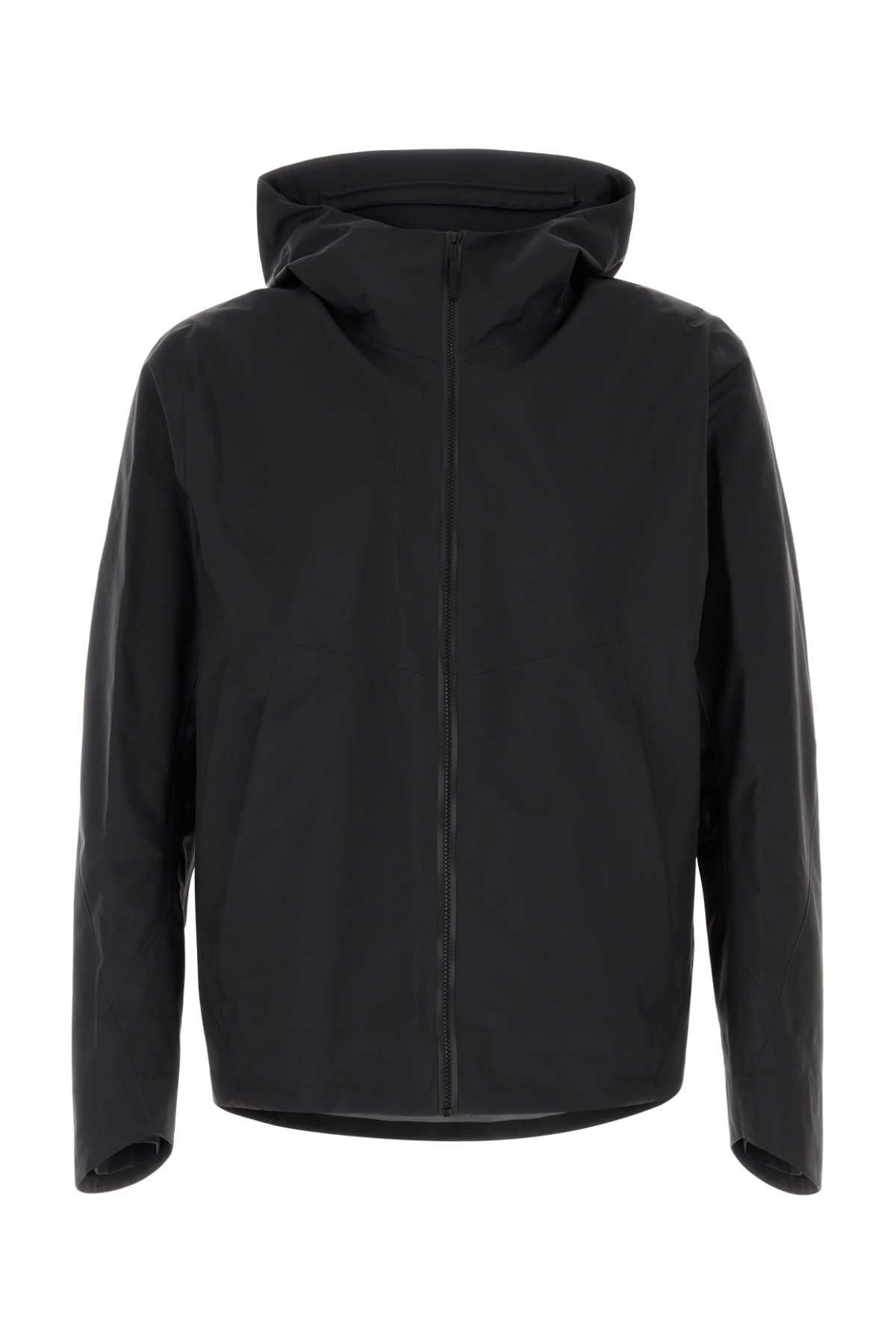 Black Nylon Arris Windbreaker