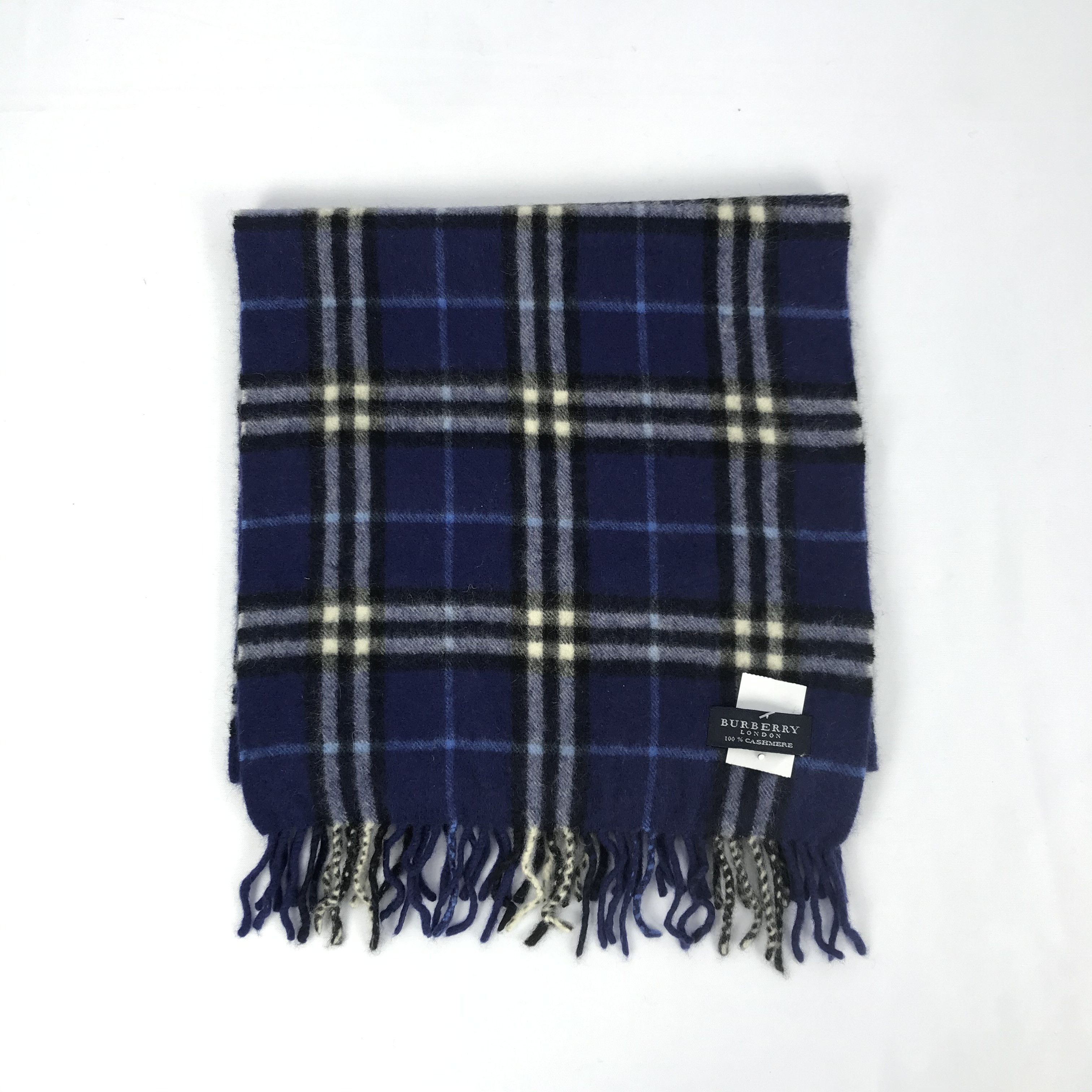 Burberry Vintage Burberry Cashmere Scarf Muffler Wool Scarves Size ONE SIZE - 2 Thumbnail