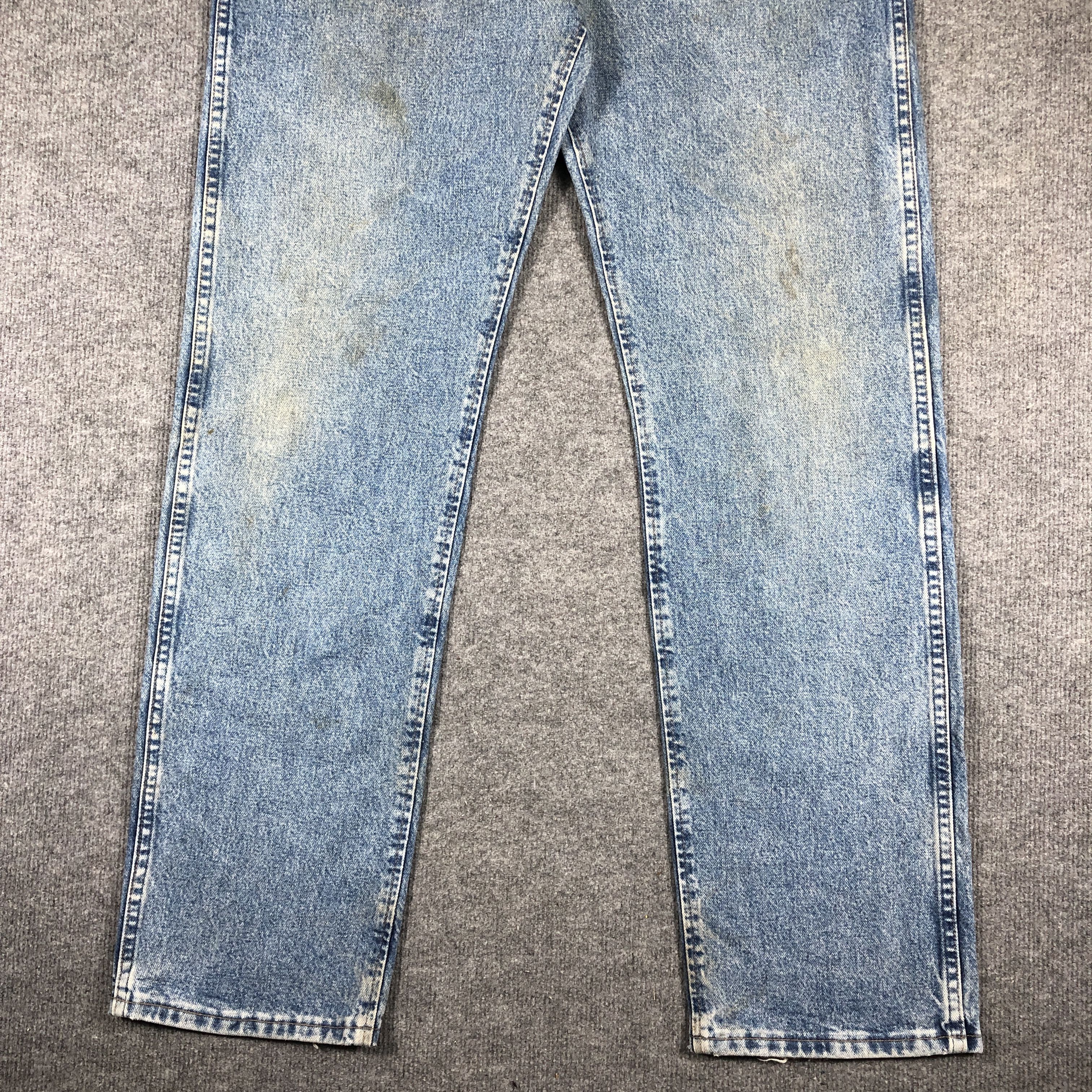 Vintage × Wrangler Vintage Wrangler 47 Regular Fit Light Blue Wash Jeans L654 Size US 38 / EU 54 - 3 Thumbnail