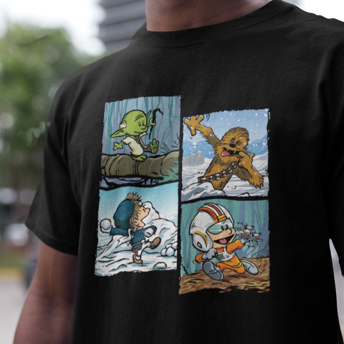 Designer × Vintage Playful Rebels Calvin and Hobbes T-Shirt Size US M / EU 48-50 / 2 - 1 Thumbnail