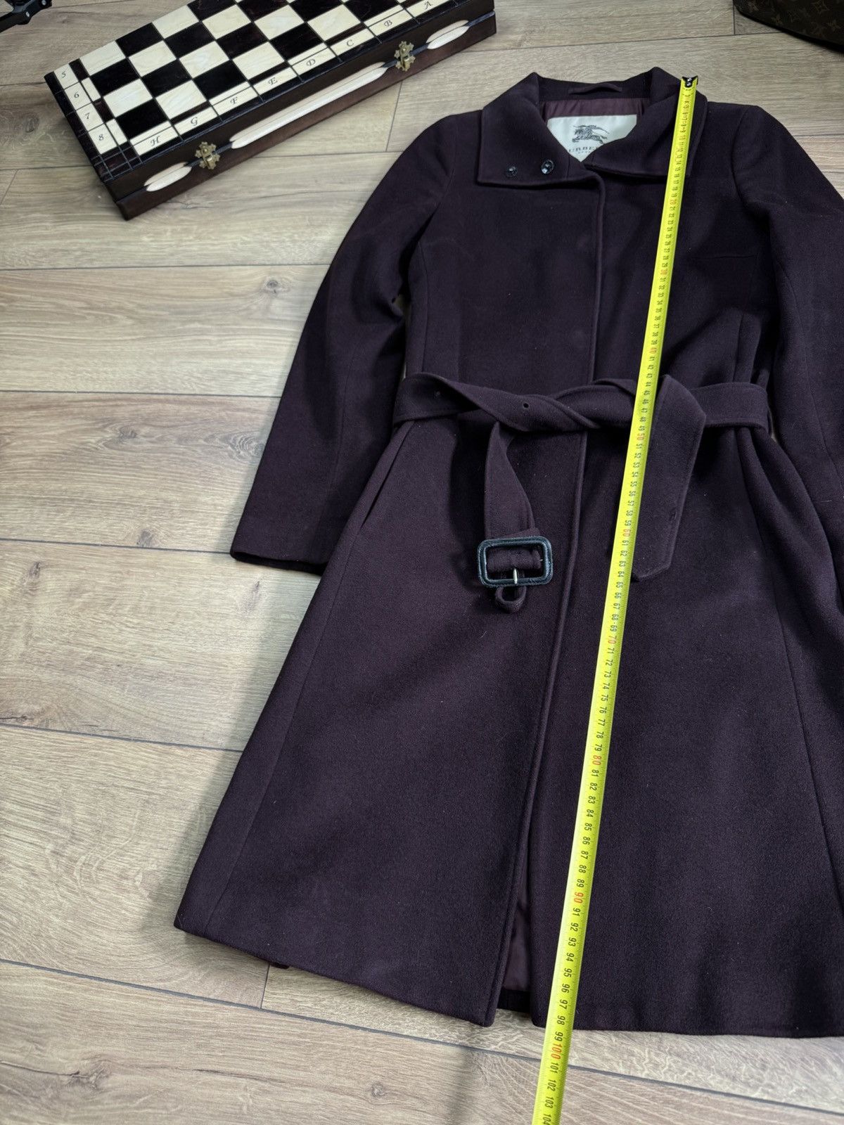 Burberry Wool coat trench Burberry original streetwear luxury item Size S / US 4 / IT 40 - 4 Thumbnail