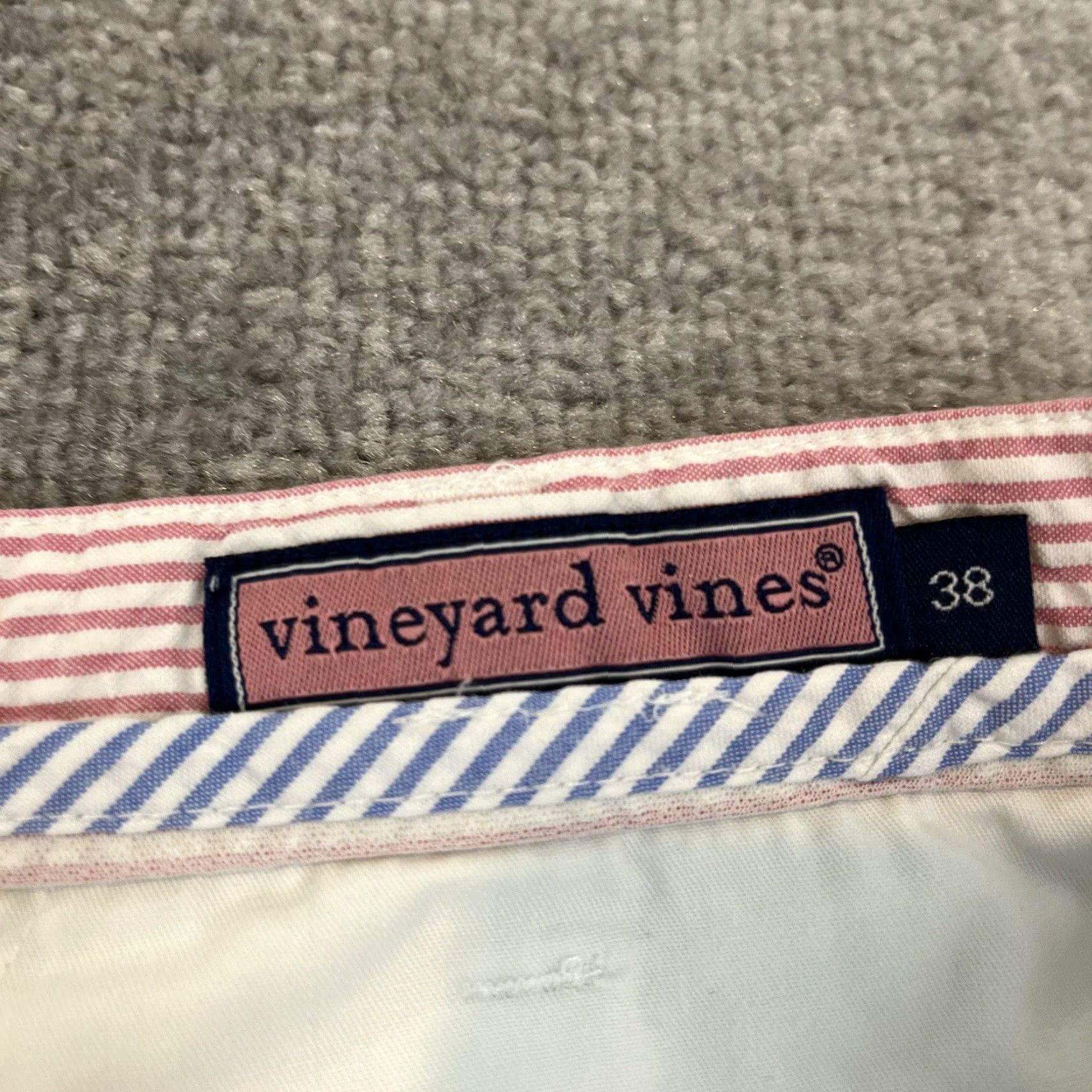 Vineyard Vines VINEYARD VINES Shorts Mens 38 Pastel Colorful Easter Blue Green Pink 38 x 7.5" Chino Multicolor 5-Pocket Regular Gear Mens Size US 38 / EU 54 - 2 Thumbnail
