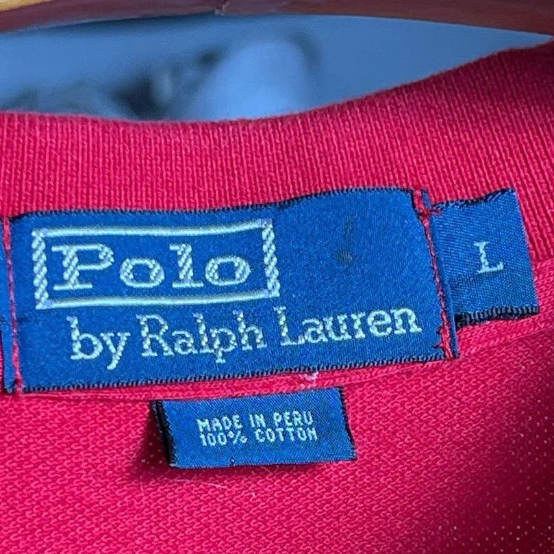 Polo Ralph Lauren Polo By Ralph Lauren Mens Red Black Shirt 100% Cotton Size L Size US L / EU 52-54 / 3 - 4 Thumbnail