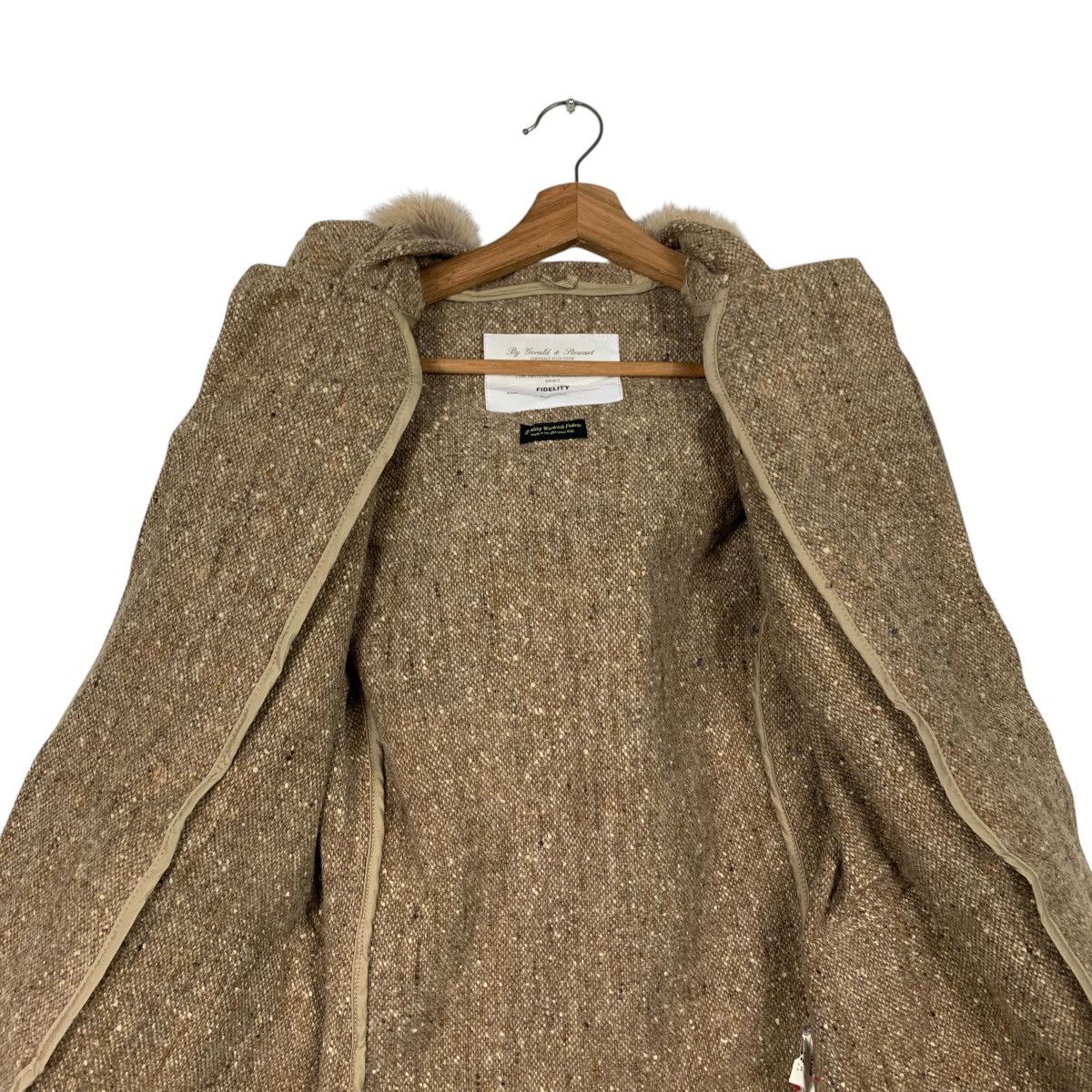 Fidelity FIDELITY By Gerald & Steward Wool Hooded Jacket #2316-C103 Size XS / US 0-2 / IT 36-38 - 13 Thumbnail