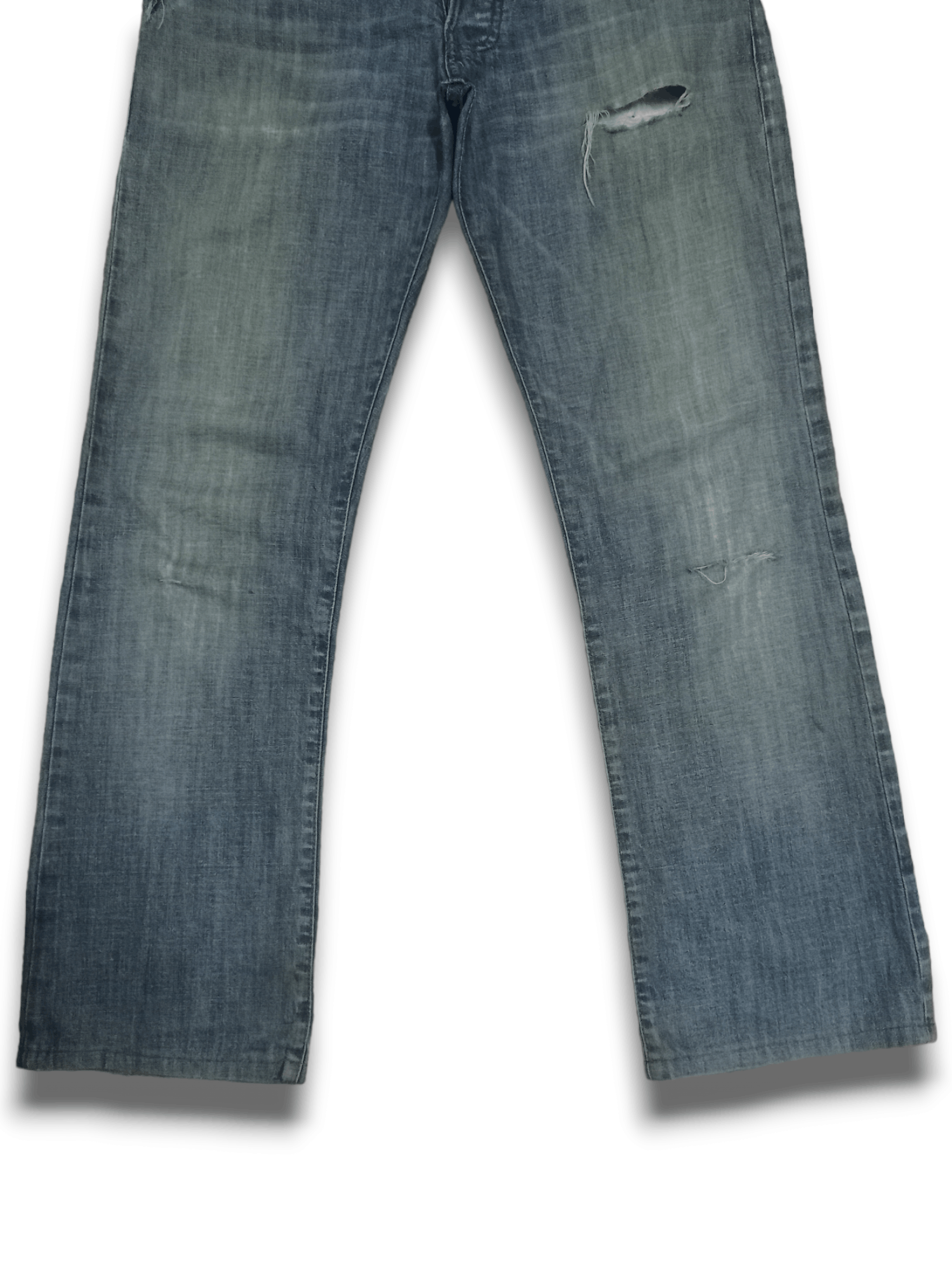 Armani Vintage Armani Distressed Flare Jeans Size US 30 / EU 46 - 9 Thumbnail