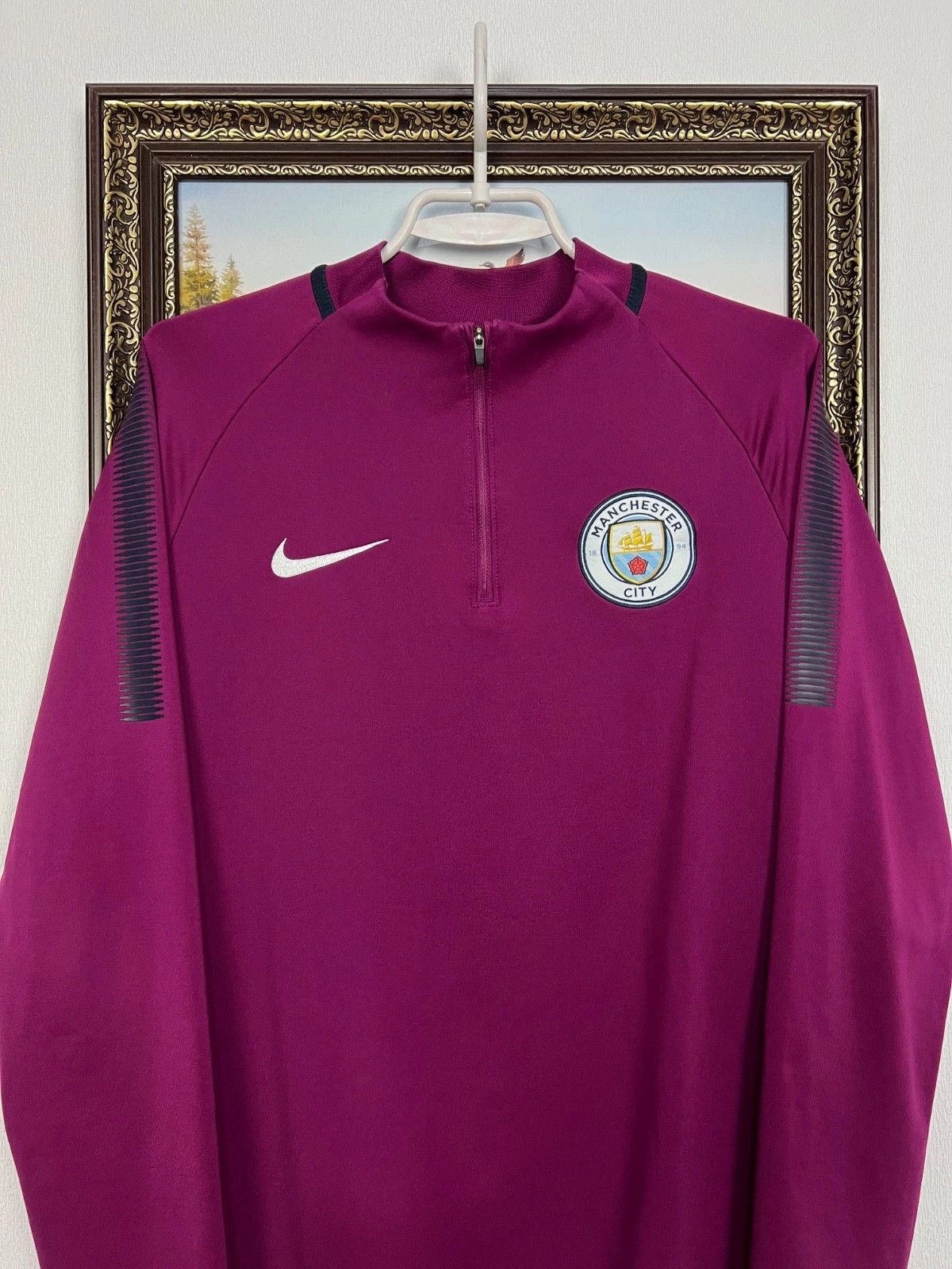 Nike Nike Manchester City Football Train Sweatshirt Track Top Size US M / EU 48-50 / 2 - 2 Thumbnail
