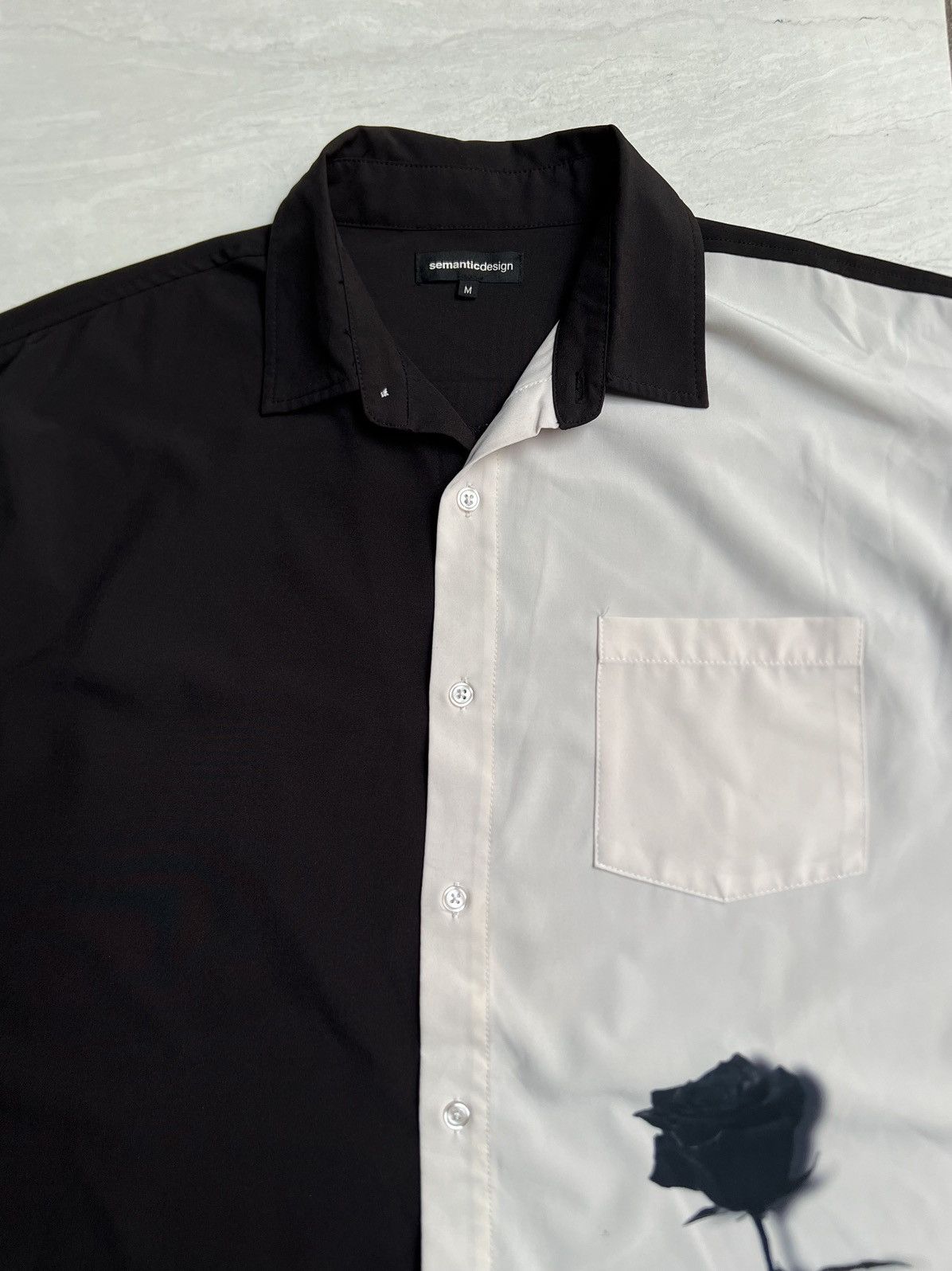 semanticdesign SEMANTIC DESIGN Rose Motive Shirt Size US L / EU 52-54 / 3 - 3 Thumbnail