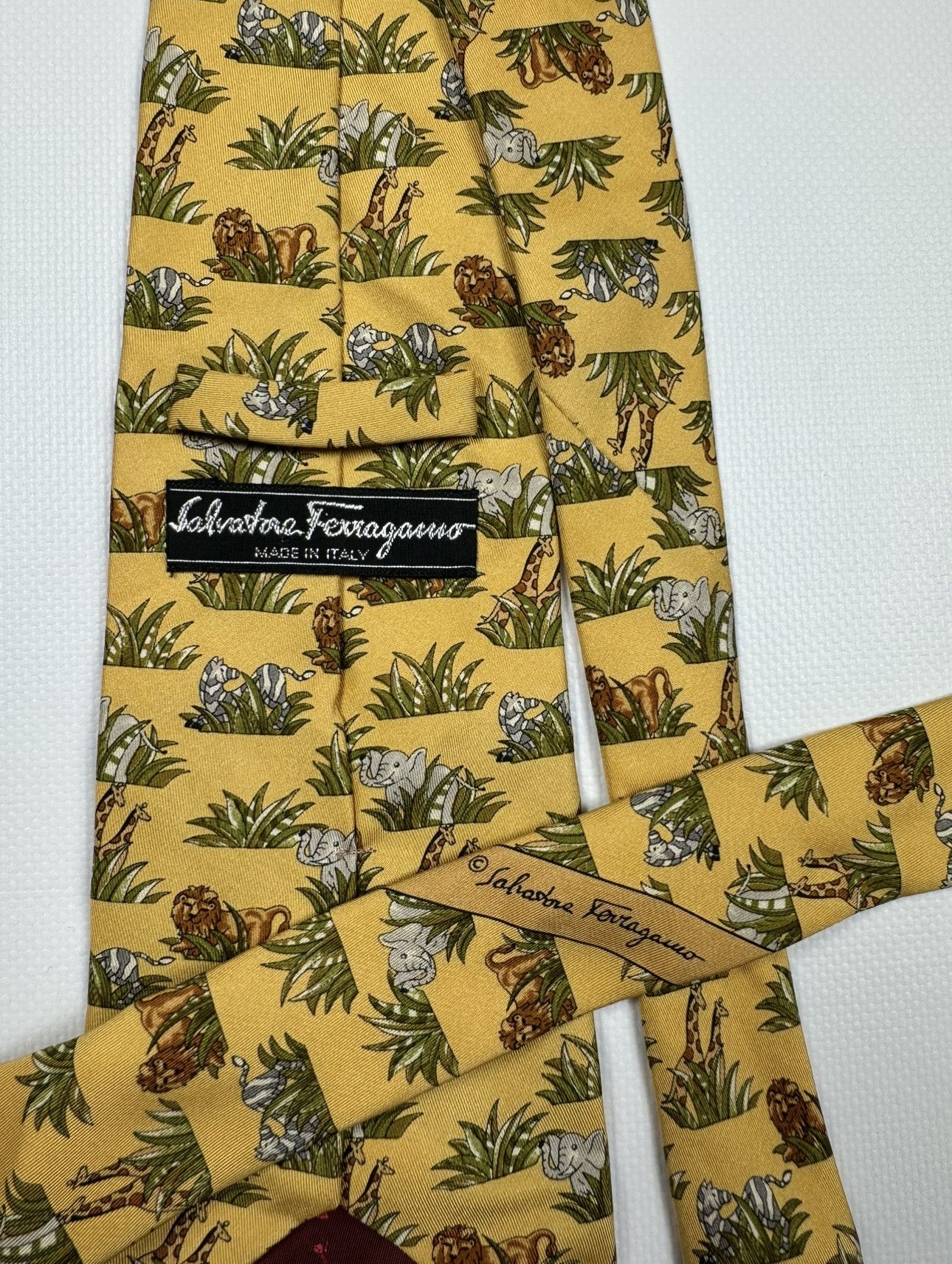 Salvatore Ferragamo Salvatore Ferragamo Tie Silk Size ONE SIZE - 8 Thumbnail
