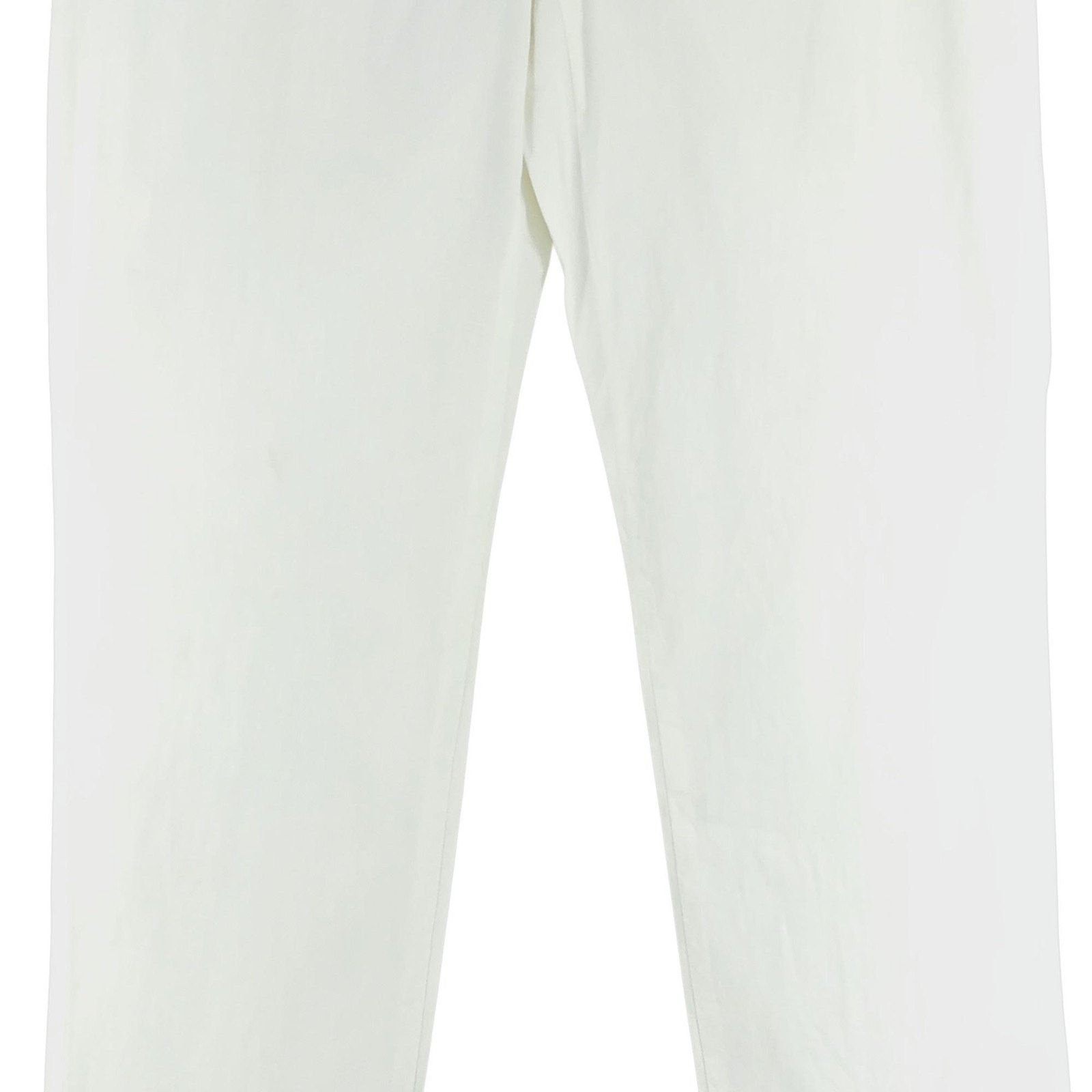 Theory Theory Pants 6 White Linen Blend Ankle Trousers Pockets Size 28" / US 6 / IT 42 - 3 Thumbnail