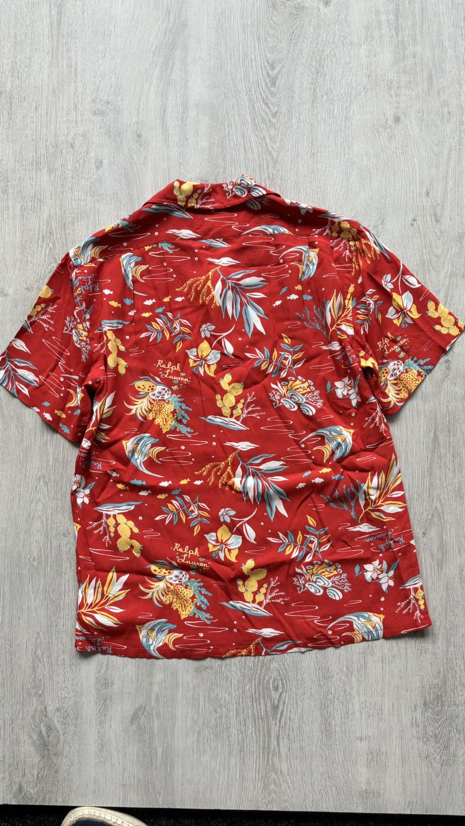 Polo Ralph Lauren Polo Ralph Lauren Camp Shirt Red Hawaiian Tropical Shirt Size US M / EU 48-50 / 2 - 7 Thumbnail