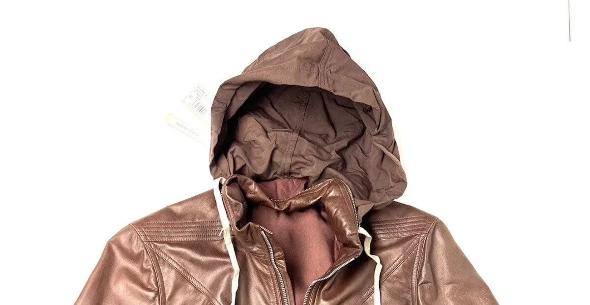 Rick Owens Rick Owens lamb leather jacket with hood Size US M / EU 48-50 / 2 - 14 Thumbnail