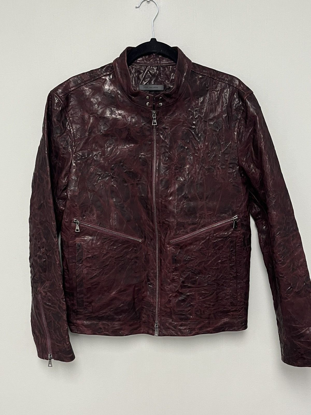 John Varvatos Vicarage racer leather jacket. Size EU 48 USA 38 Size US M / EU 48-50 / 2 - 11 Thumbnail