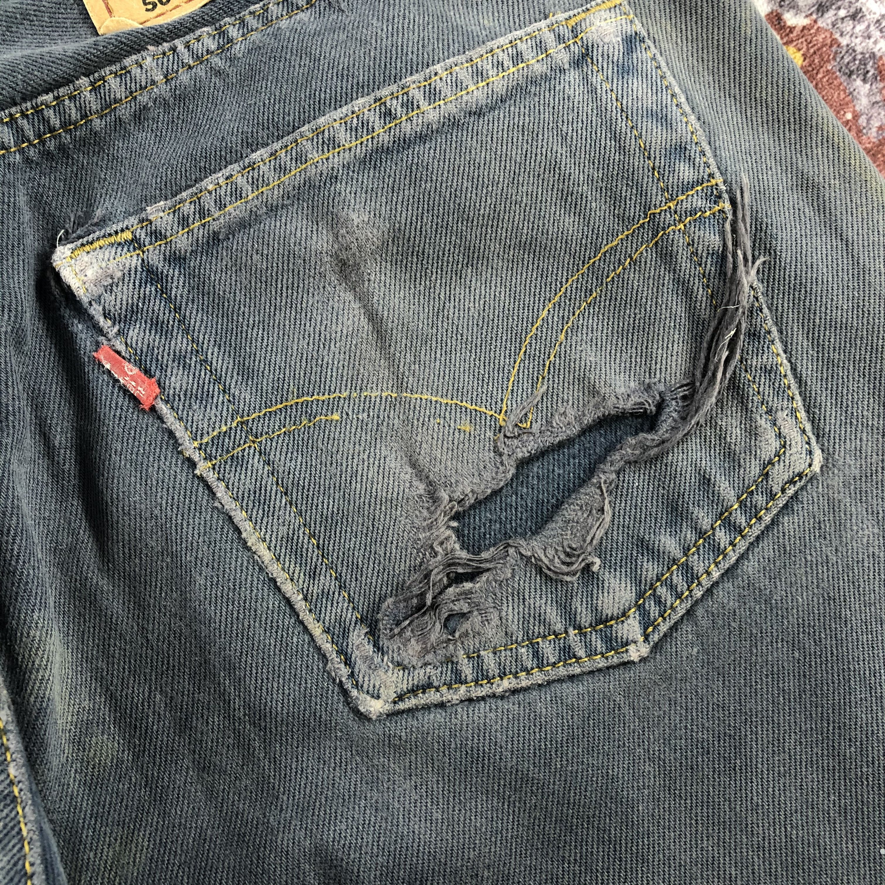 Levi's Vintage 90s Levis 501 Faded Black Jeans-JM2418 Size US 31 - 8 Thumbnail