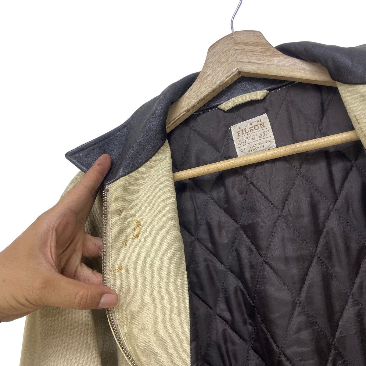 Filson Vintage Filson Leather Collar Detroit Jacket Size US M / EU 48-50 / 2 - 17 Thumbnail
