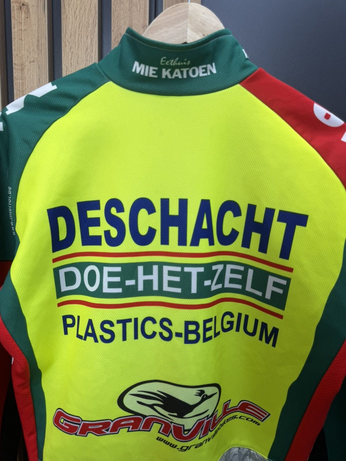 Vintage Vintage Deschacht Granville Cycling Jersey L/S Size L Size US L / EU 52-54 / 3 - 12 Thumbnail