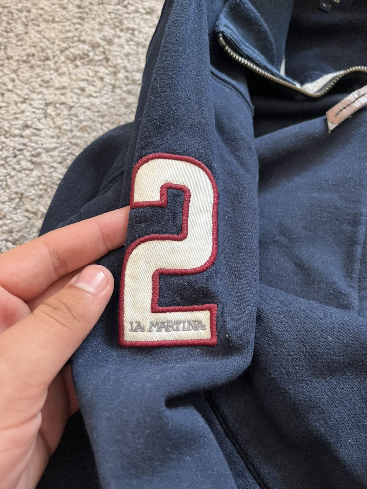 La Martina Vintage La-Martina Zip-Up #3 (Hoodie) Size US L / EU 52-54 / 3 - 6 Thumbnail