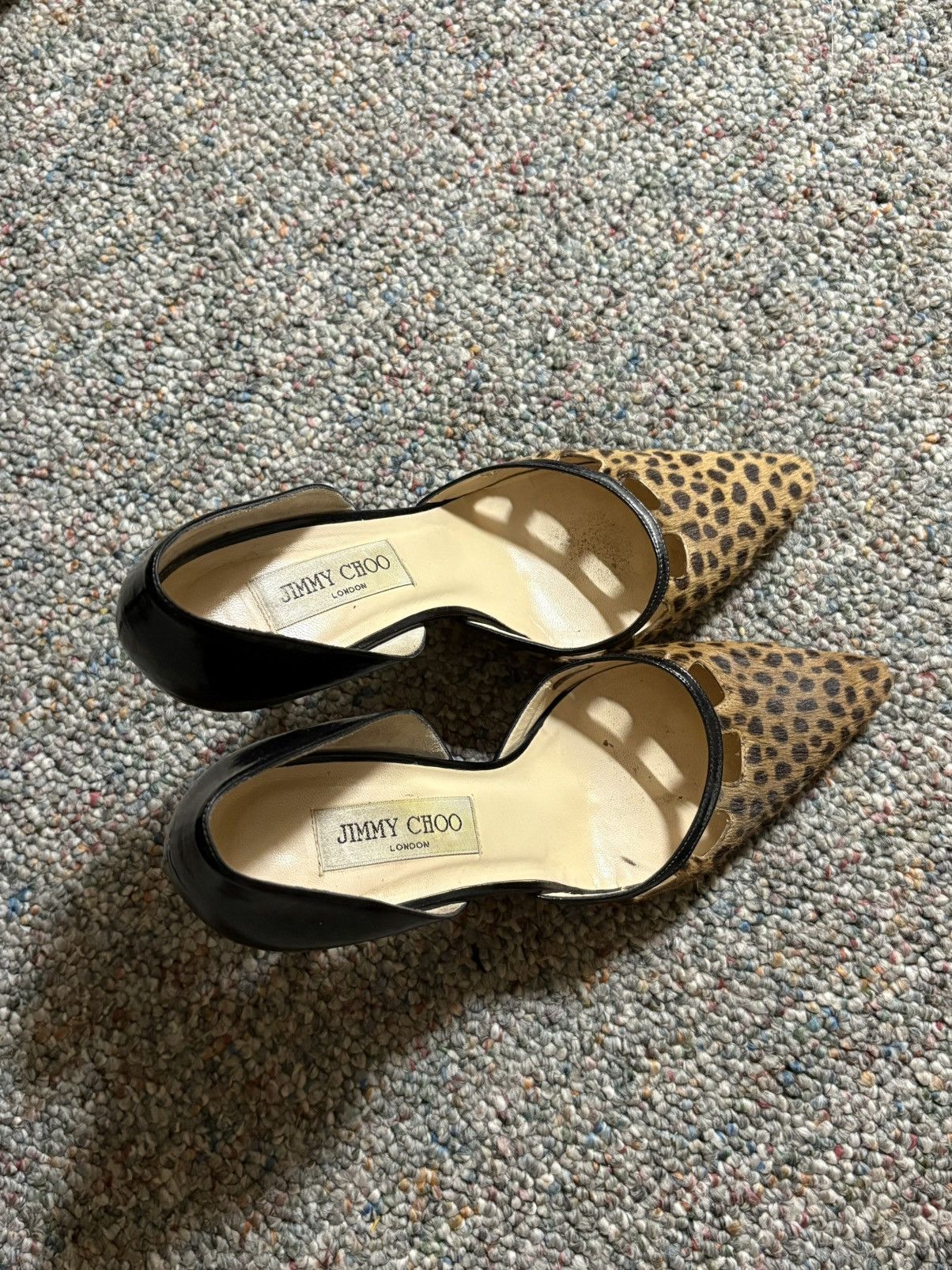 Jimmy Choo JIMMY CHOO vintage cheetah heels Size US 7.5 / IT 37.5 - 2 Thumbnail
