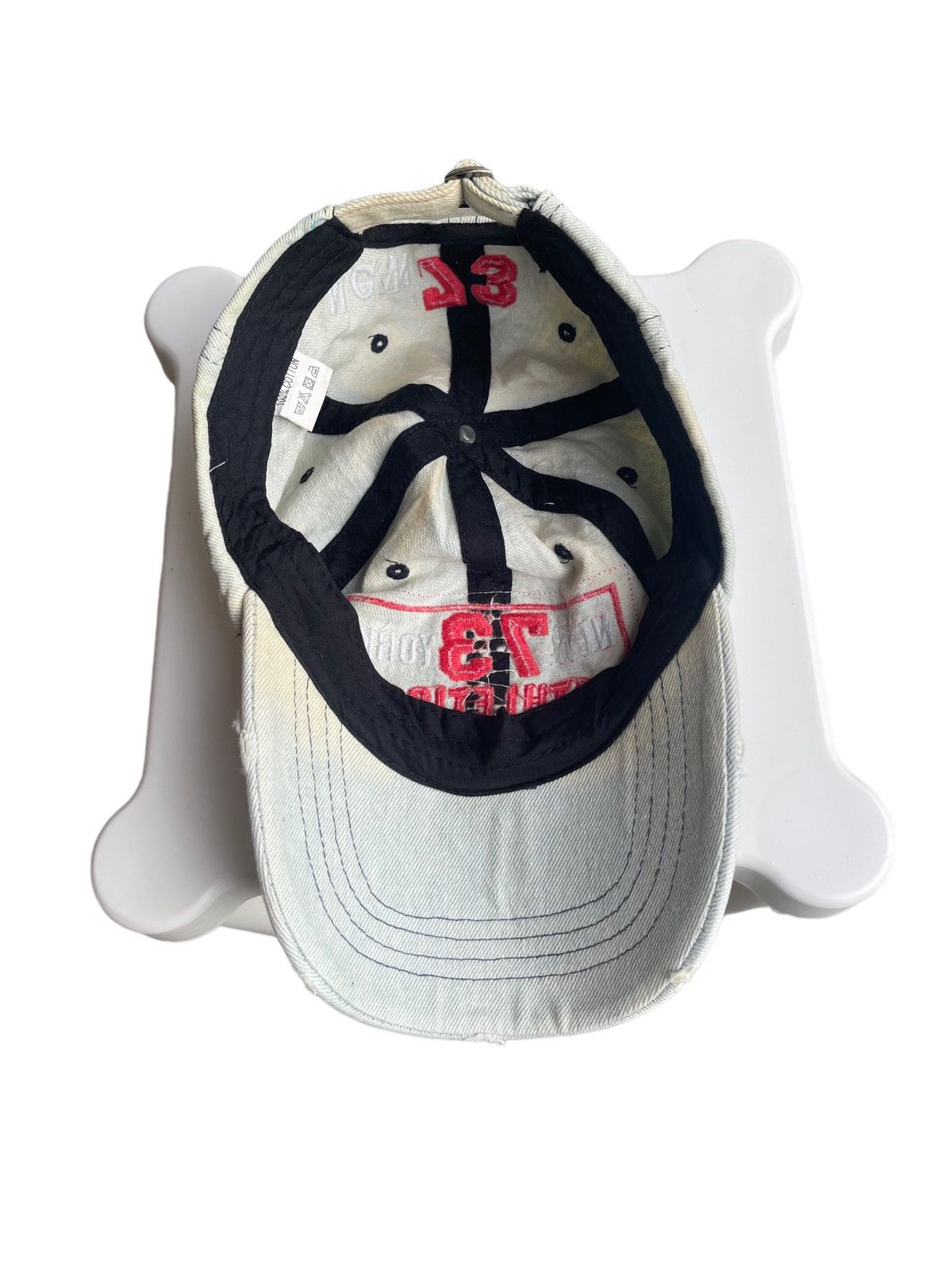 Vintage Vintage New York 73 Athletics Distressed Cap Size ONE SIZE - 7 Thumbnail