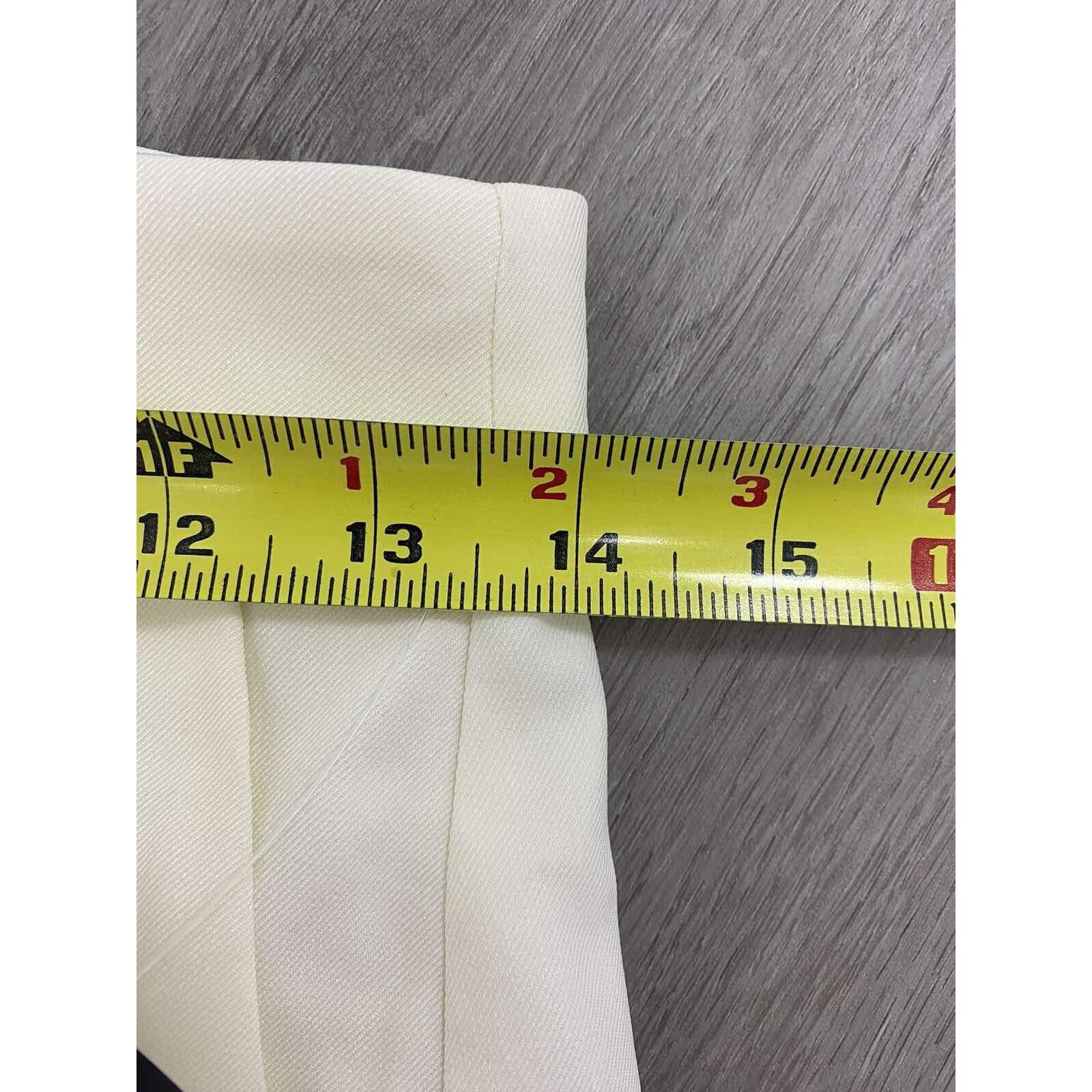 & Other Stories NA-KD Women Mid Waist Cargo Pocket Pants Ivory 34 A003091 Size 34" / US 12 / IT 48 - 10 Thumbnail