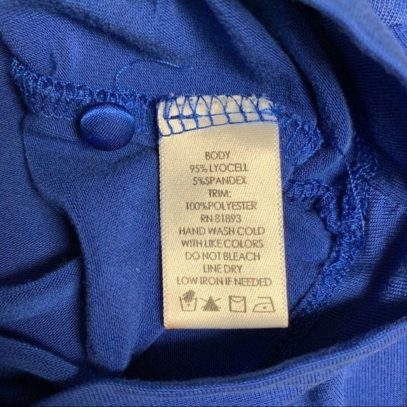Other Dialogue Blue Satin Collar Long Sleeve Shirt Size S / US 4 / IT 40 - 4 Thumbnail