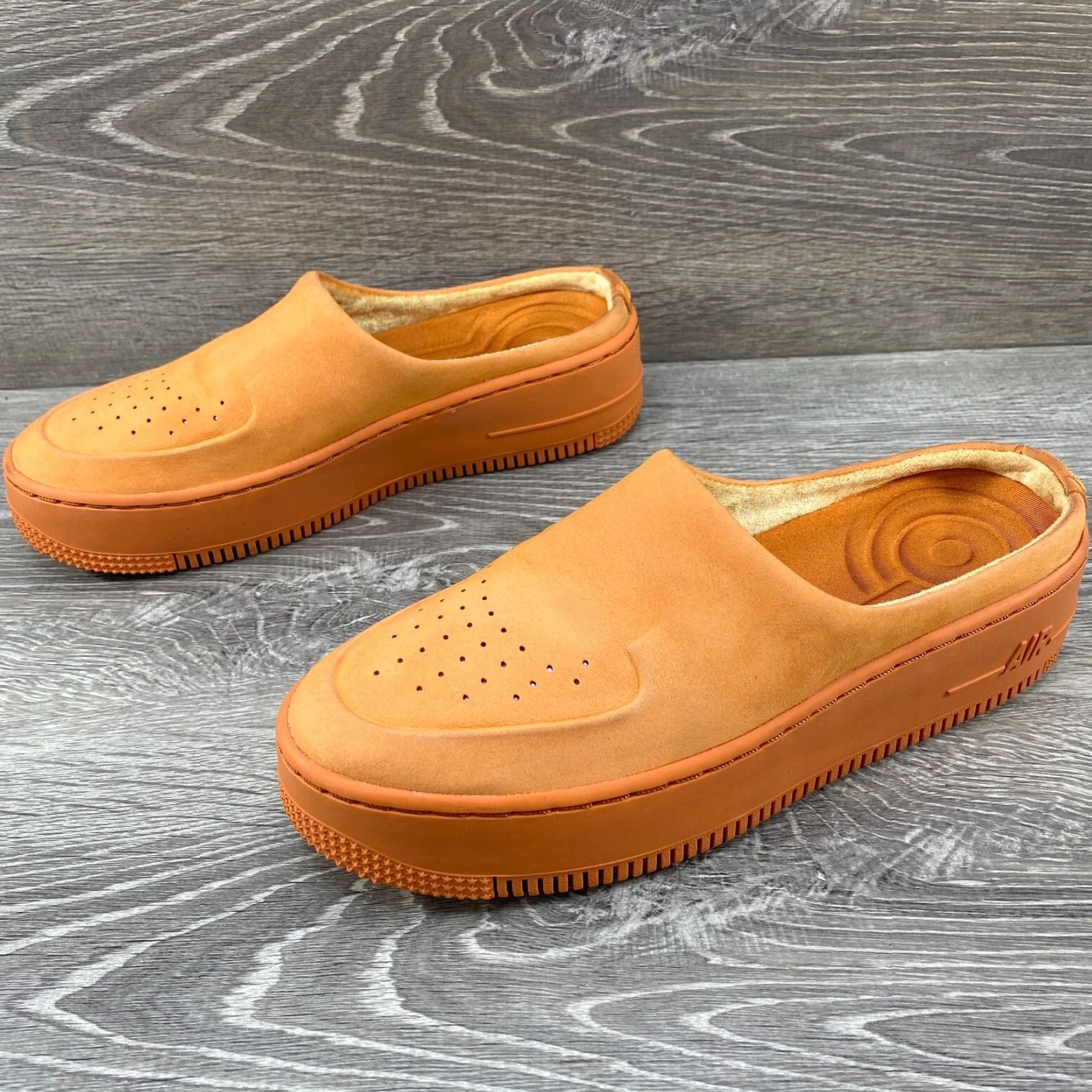 Nike Nike Air Force 1 Lover XX Slip On Mules Cinder Orange AO1523-800 Womens Size 6.5 Size ONE SIZE - 5 Thumbnail