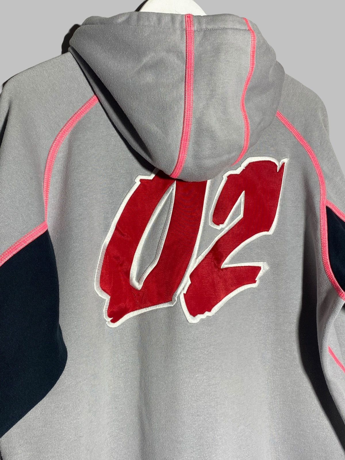 Nike 🔥 2000s NIKE BASKETBALL RARE HOODIE 3D LOGO CONTRAST STITCH Size US M / EU 48-50 / 2 - 16 Thumbnail