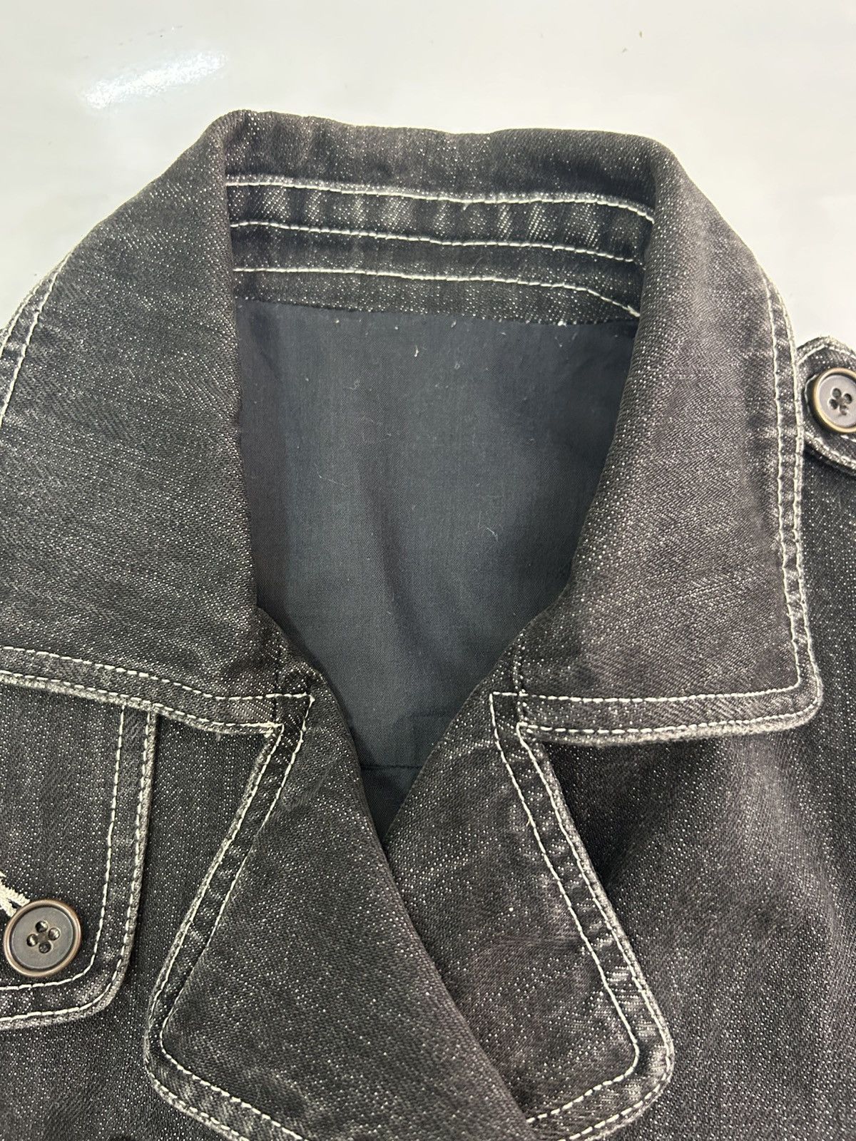 Japanese Brand × Vintage 💥vintage japanese denim jacket punk style Size US S / EU 44-46 / 1 - 9 Thumbnail