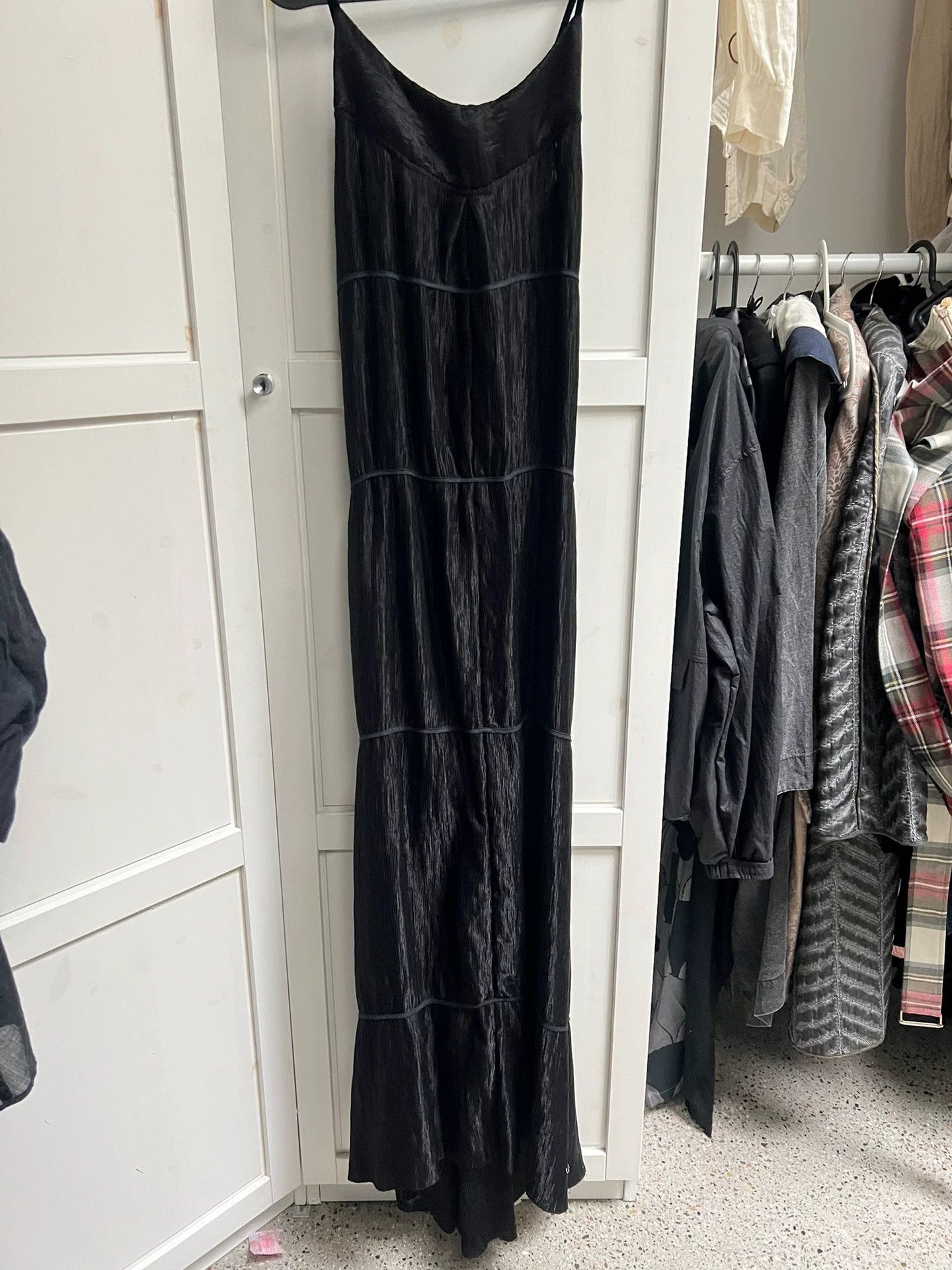 Johnston & Murphy 【New Arrival】Mutedance Black Spaghetti Strap Dress Size S / US 4 / IT 40 - 2 Thumbnail