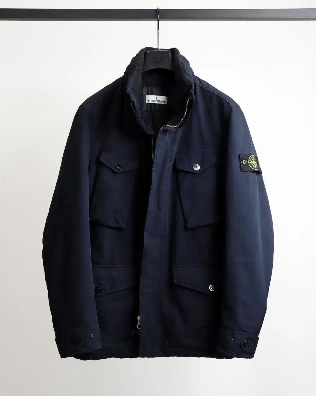 Stone Island David TC Navy Field Jacket Size US M / EU 48-50 / 2 - 10 Thumbnail