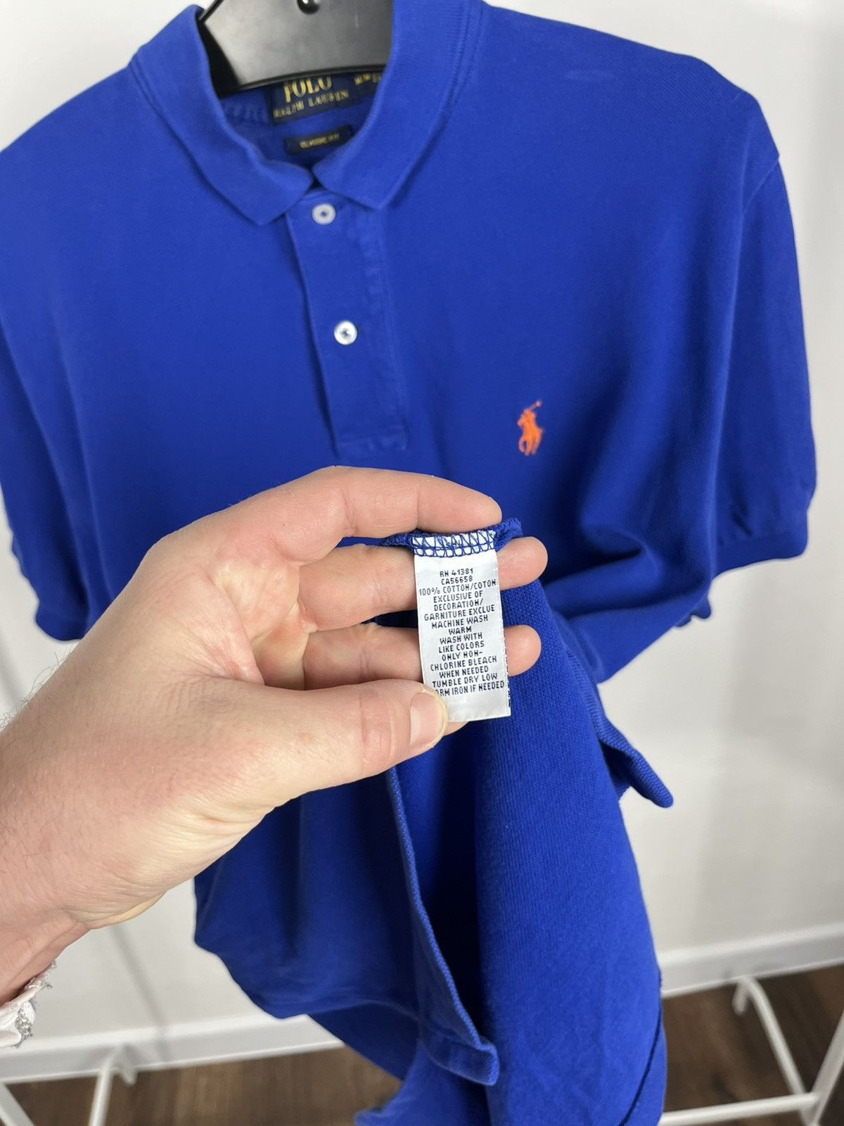 Polo Ralph Lauren Polo Ralph Lauren Blue Polo Shirt Classic Fit Size M Size US M / EU 48-50 / 2 - 7 Thumbnail