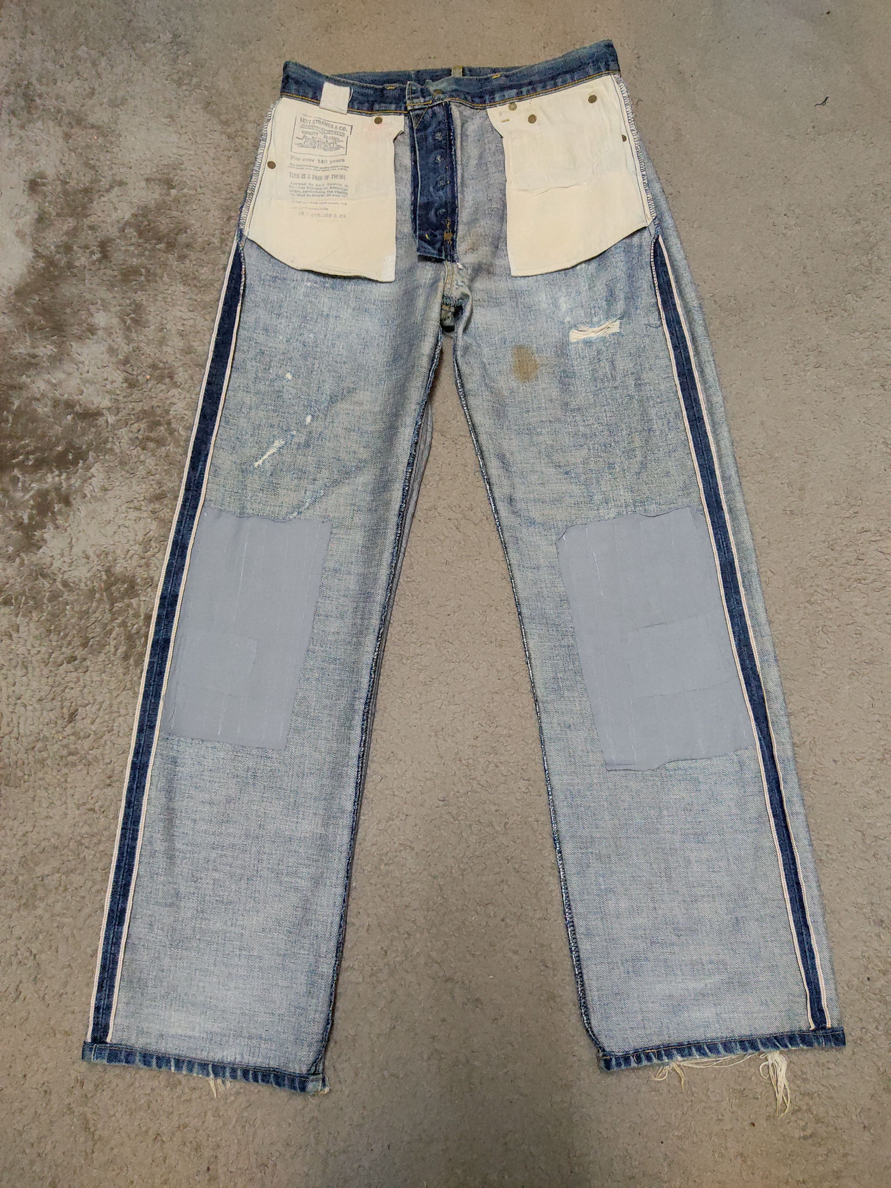 Levi's Vintage Clothing Vintage Levis 702 distressed buckle back Jeans Size US 32 / EU 48 - 11 Thumbnail