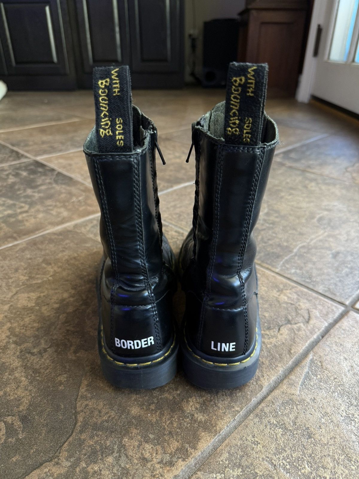 Dr. Martens × Vetements Vetements X Dr. Martens “Border Line” Boots Size US 7.5 / EU 40-41 - 3 Thumbnail