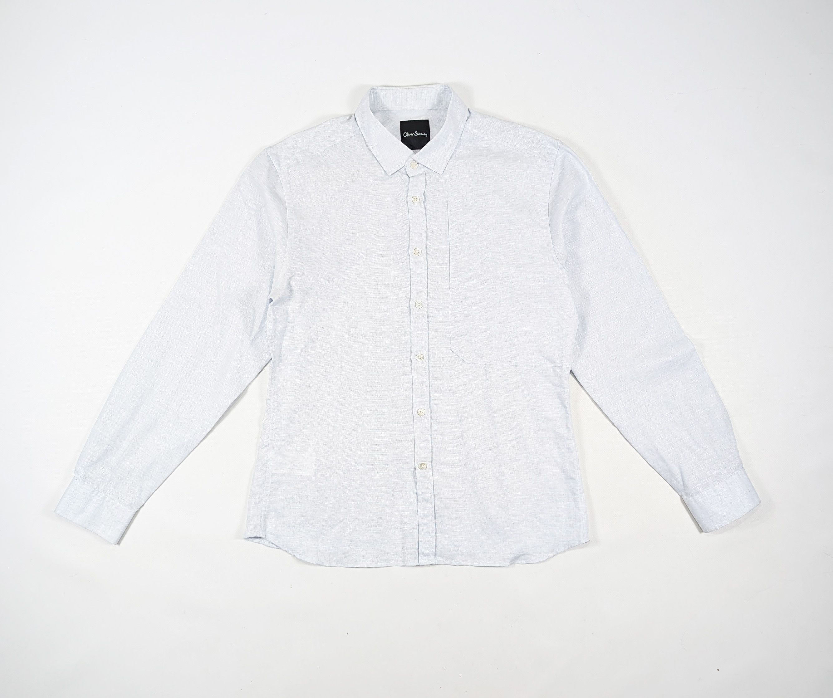 Oliver Sweeney Oliver Sweeny Cotton Flax L/S Button Shirt Size XL Size US XL / EU 56 / 4 - 1 Thumbnail