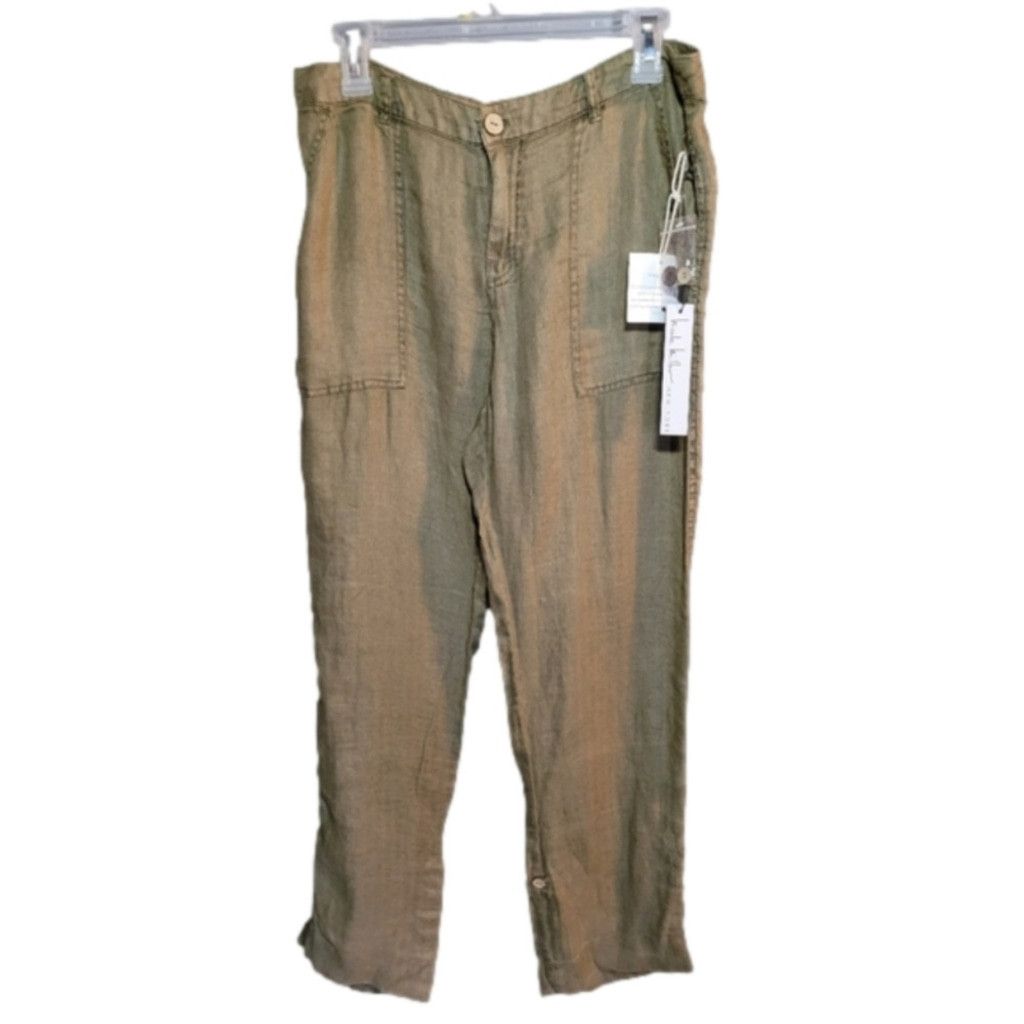Nicole Miller Nicole Miller, Vintage Look Khaki twill Capri pants, nwt 8 Size 29" - 1 Thumbnail