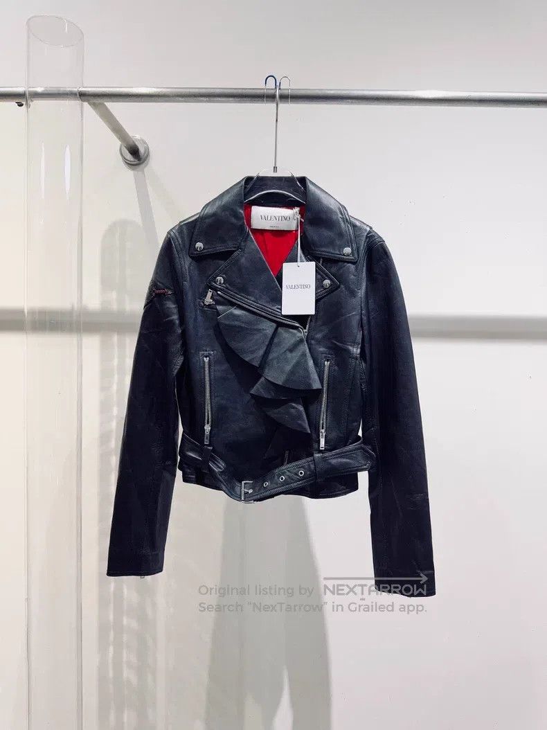 Valentino Valentino Leather coat Size S / US 4 / IT 40 - 1 Thumbnail
