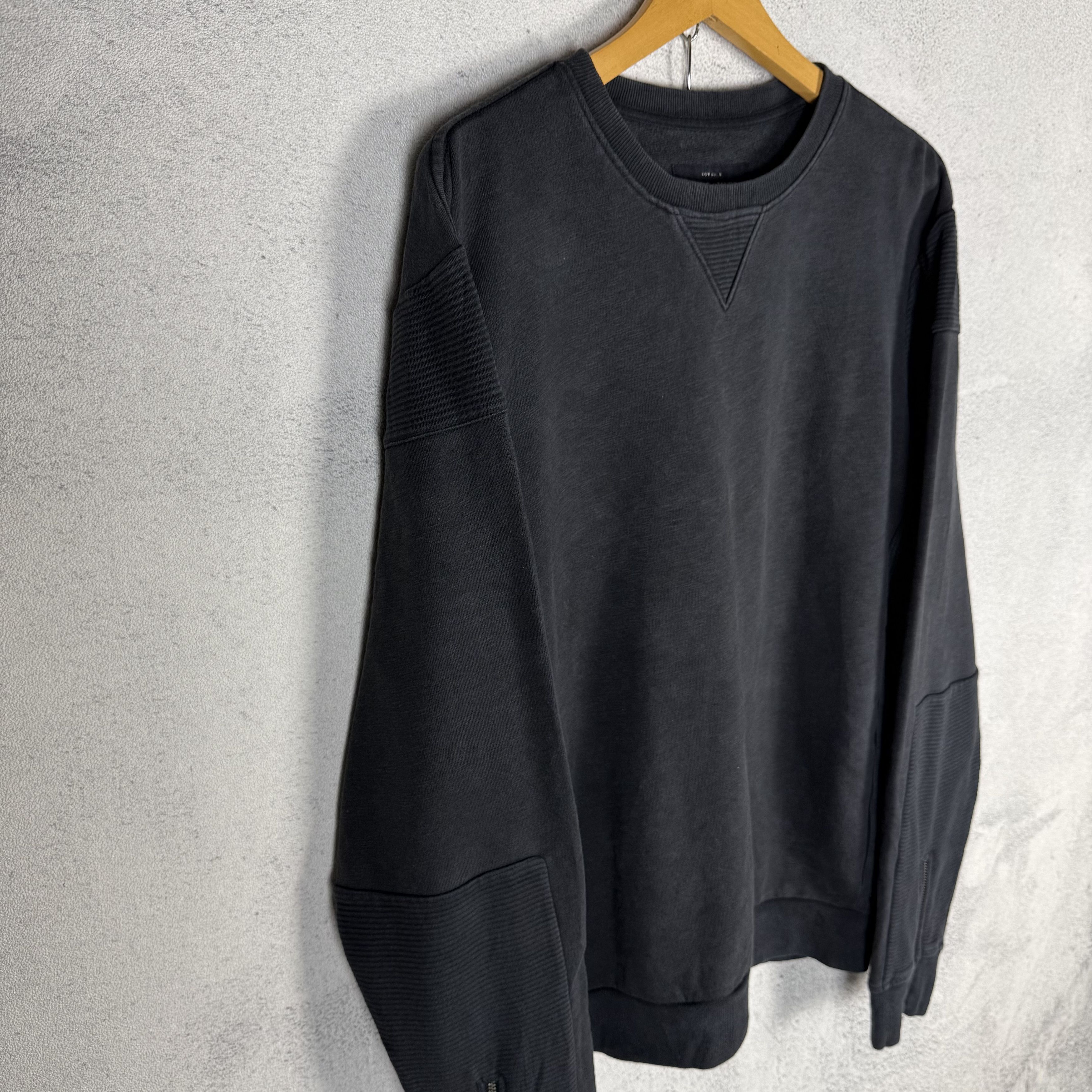 Allsaints Allsaints Washed Sweatshirt Crewneck Size US L / EU 52-54 / 3 - 5 Thumbnail