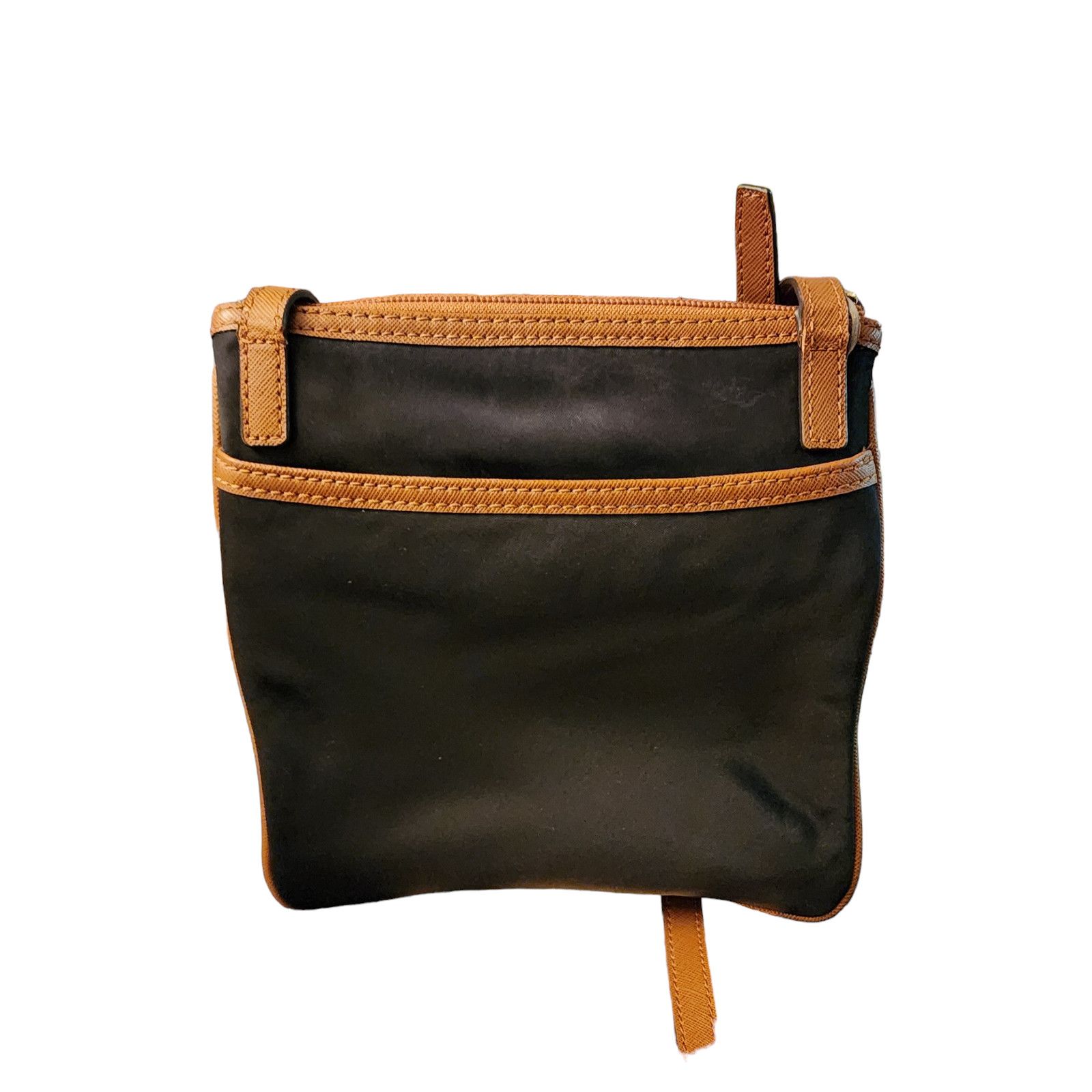 Michael Kors Michael Kors Black nylon and brown leather Crossbody Size ONE SIZE - 2 Thumbnail