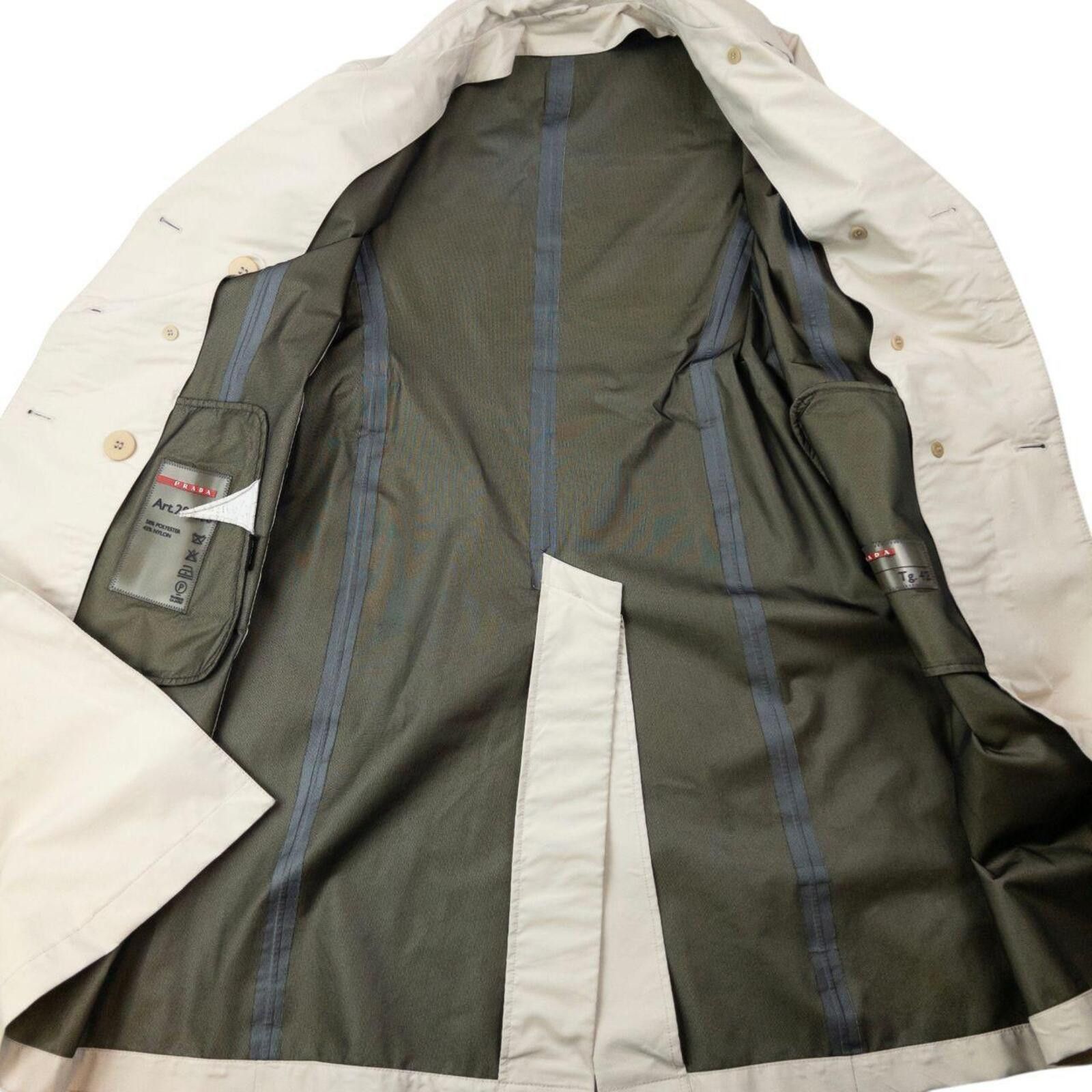 Prada Vintage 2007 Prada Sport Goretex Belt Waist Trench Jacket L Size L / US 10 / IT 46 - 3 Thumbnail
