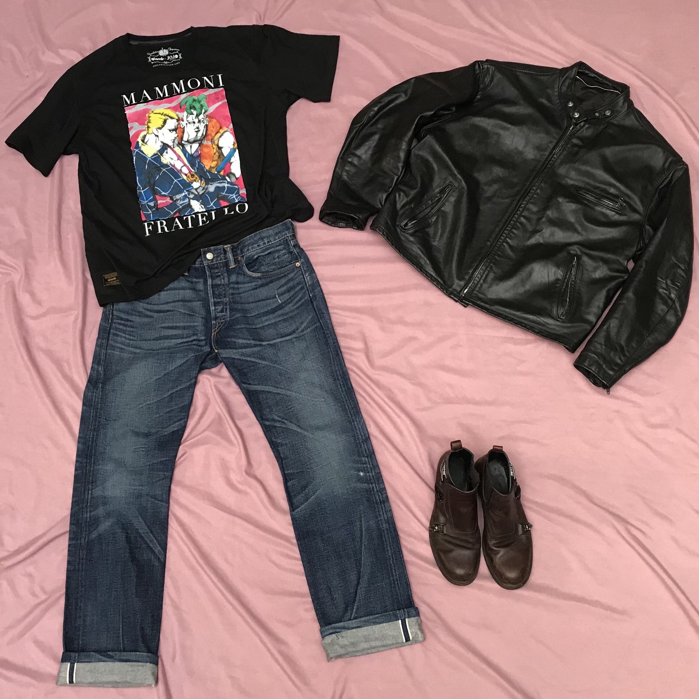 Other GLAMB x JOJO BIZARRE ADVENTURE MAMMONI FRATELLO TSHIRT Size US XL / EU 56 / 4 - 3 Thumbnail