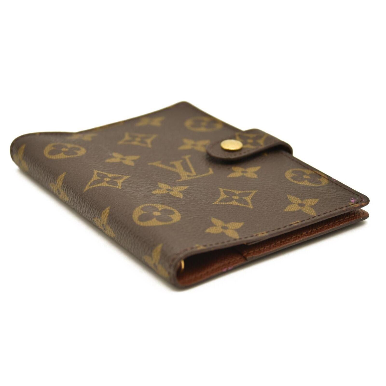 Louis Vuitton Louis Vuitton Monogram Small Ring Agenda Cover SP0020 Size ONE SIZE - 9 Thumbnail