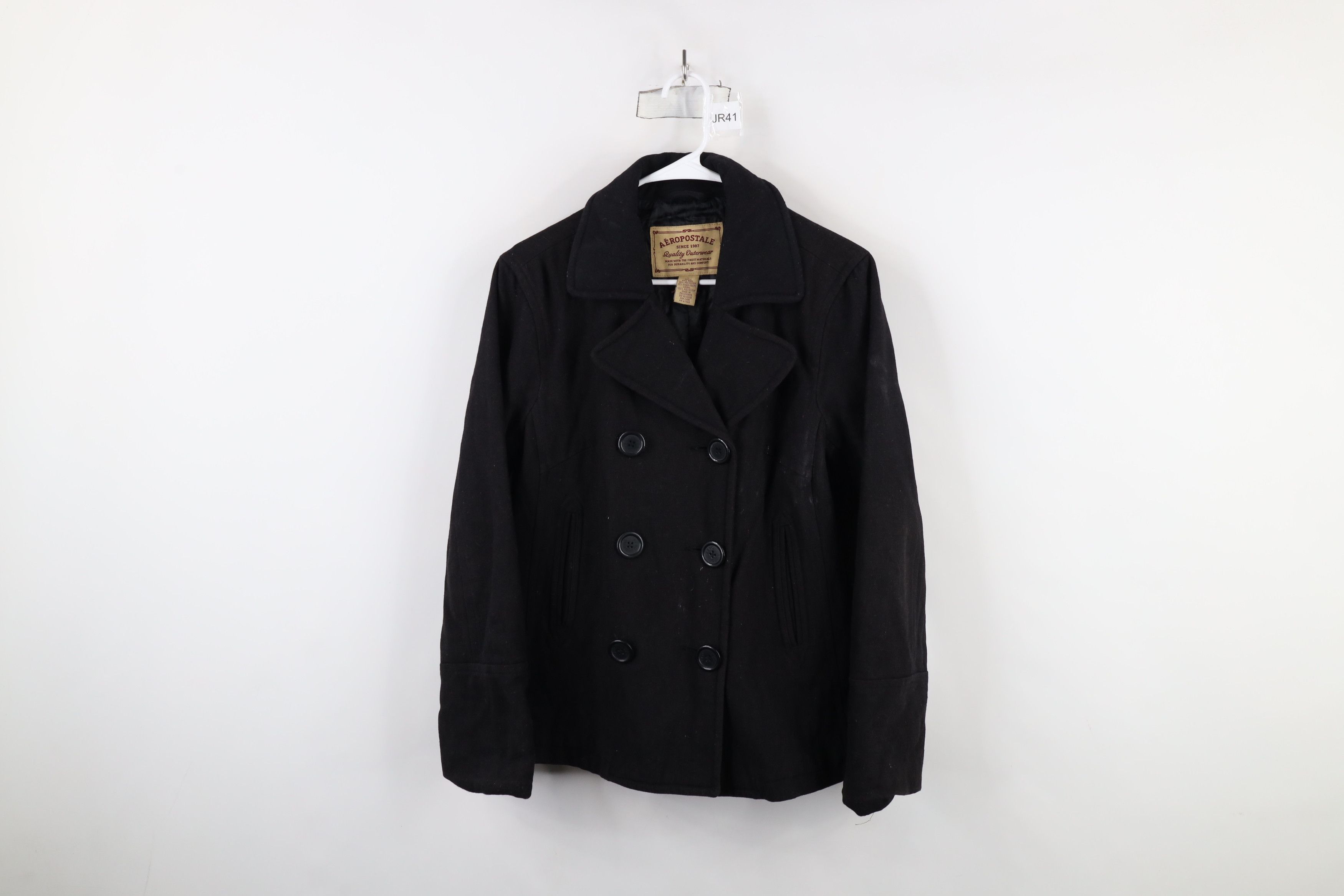 Aeropostale × Vintage Vintage 90s Y2K Aeropostale Babydoll Blend Peacoat Jacket Size L / US 10 / IT 46 - 1 Thumbnail