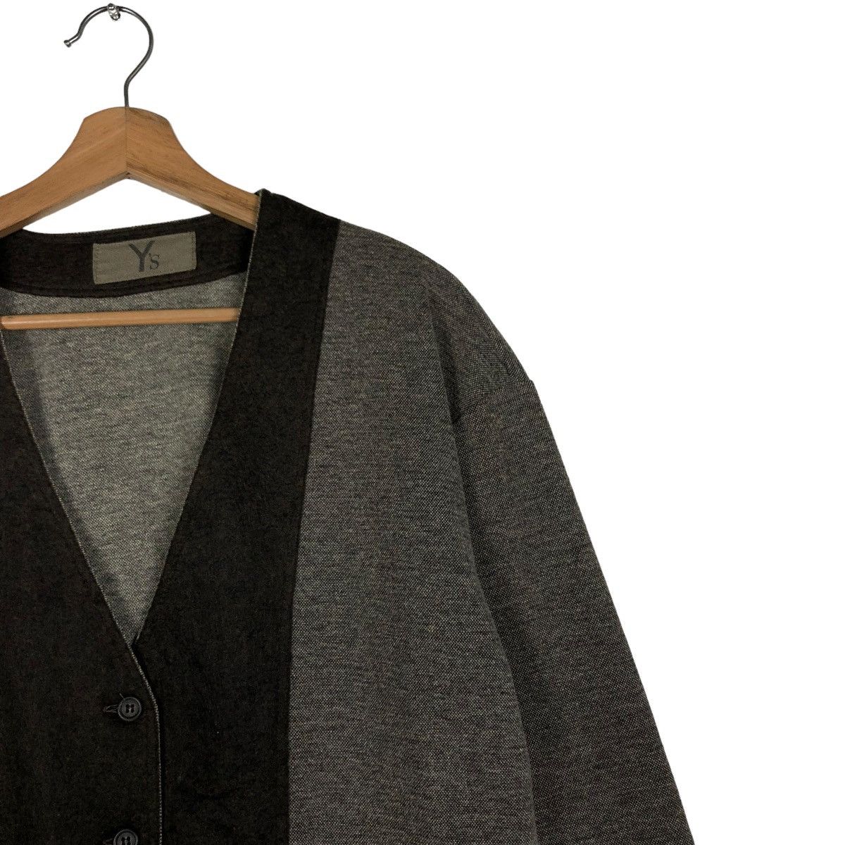 Yohji Yamamoto 🔥VINTAGE WOOL CROPPED BIKER JACKET Y’S YOHJI YAMAMOTO Size US M / EU 48-50 / 2 - 6 Thumbnail