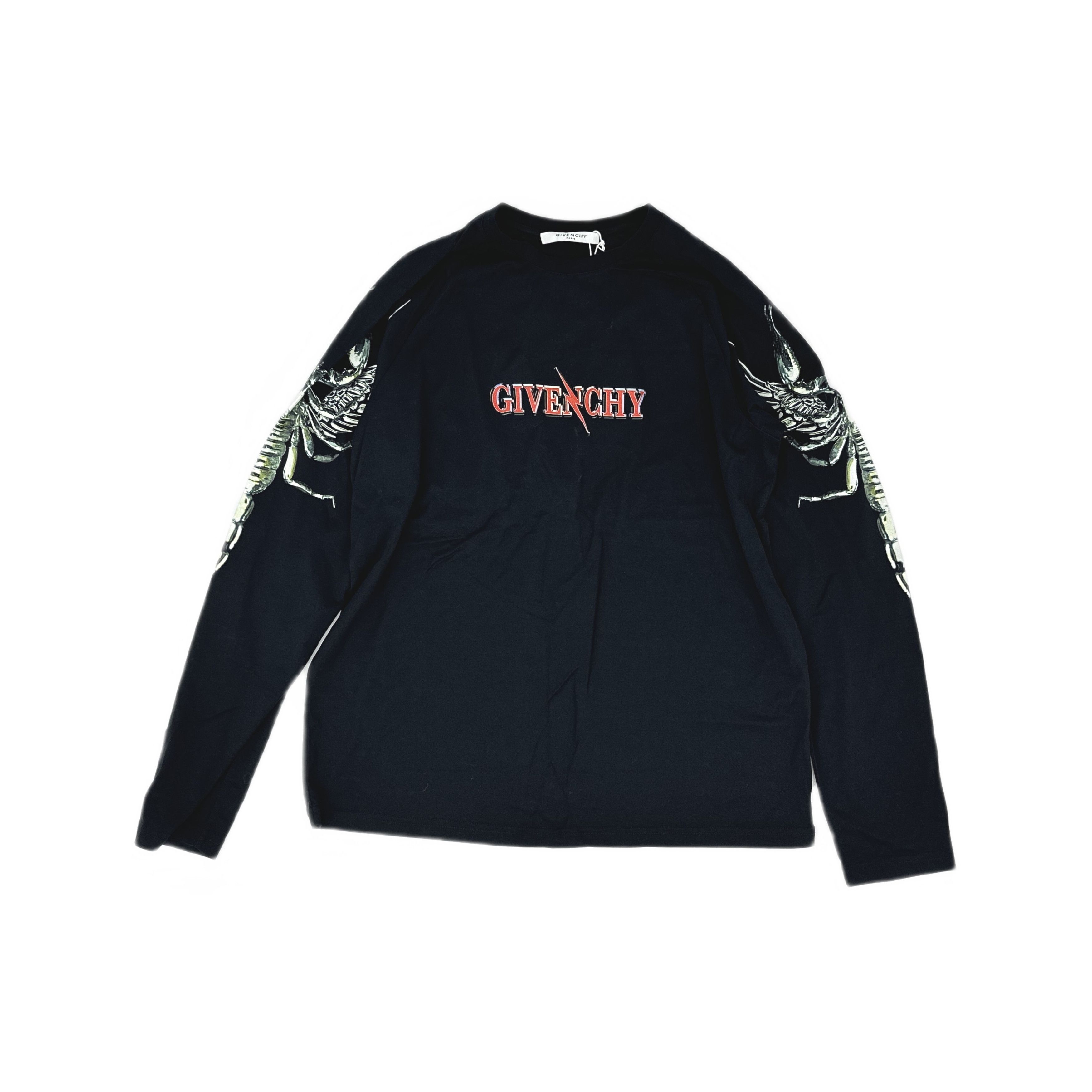 Givenchy Givenchy Scorpion Ram Print Long Sleeve T-Shirt Size M Size US M / EU 48-50 / 2 - 1 Thumbnail