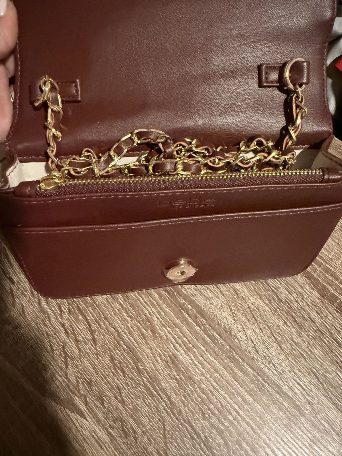 Bebe Bebe Otto Brown Crossbody Bag Logo Accent Original Packaging Size ONE SIZE - 2 Thumbnail