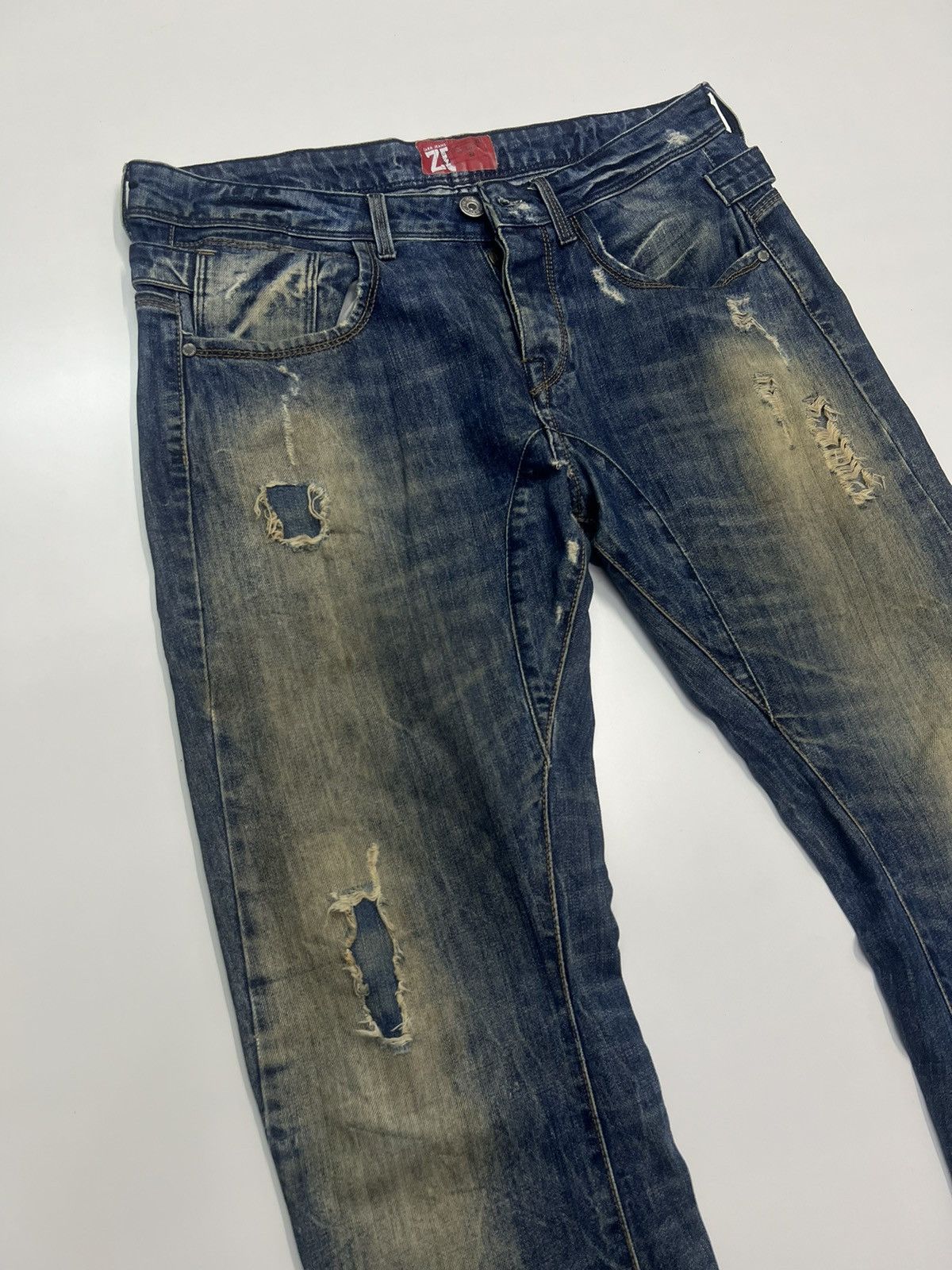 Zara Zara Jeans Distress Size 35" Size US 35 - 2 Thumbnail
