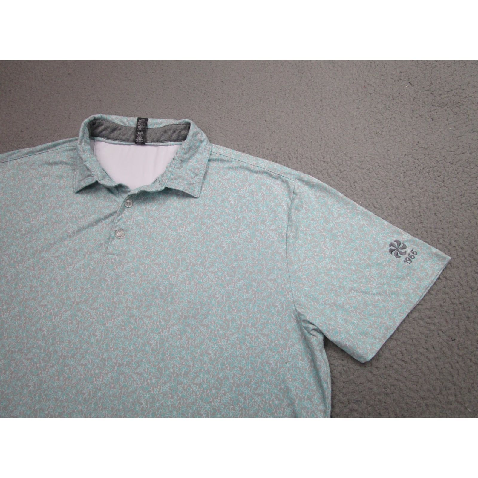 Vintage AndersonOrd Shirt Mens XL Blue Floral Golf Santa Clarita 1965 Valencia Country Club Size US XL / EU 56 / 4 - 2 Thumbnail