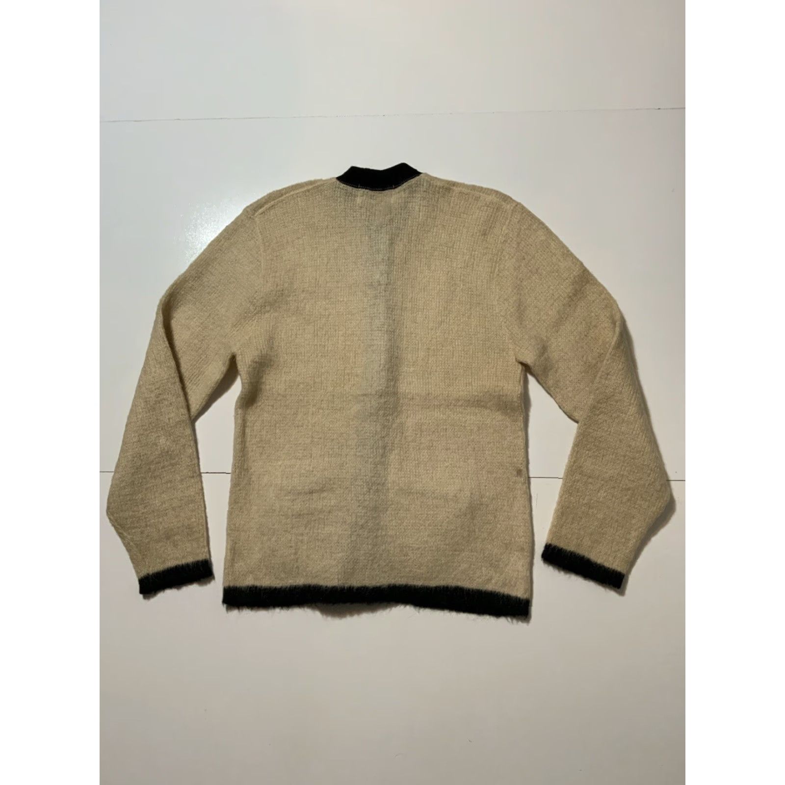 Vintage VINTAGE 60s Rob Scot Mohair Lambswool Hessian Soldier Button Cardigan Sweater LG Size L Size US L / EU 52-54 / 3 - 2 Thumbnail
